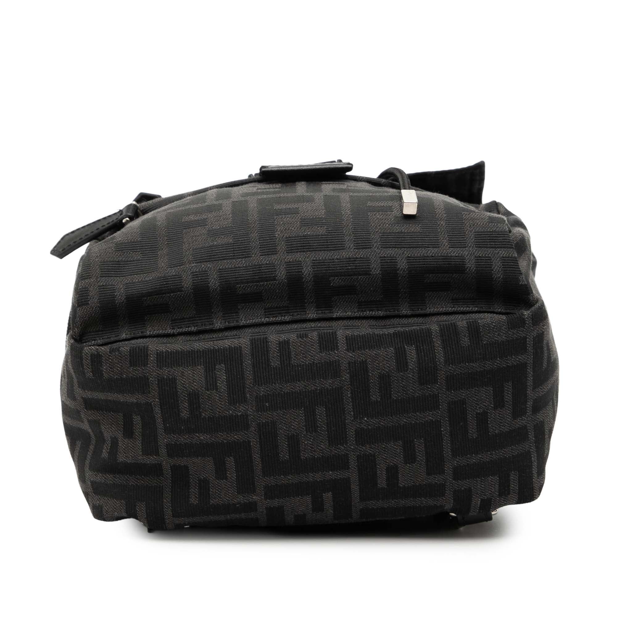 Fendi Small Zucca Canvas Fendiness Backpack Size ONE SIZE - 3 Thumbnail