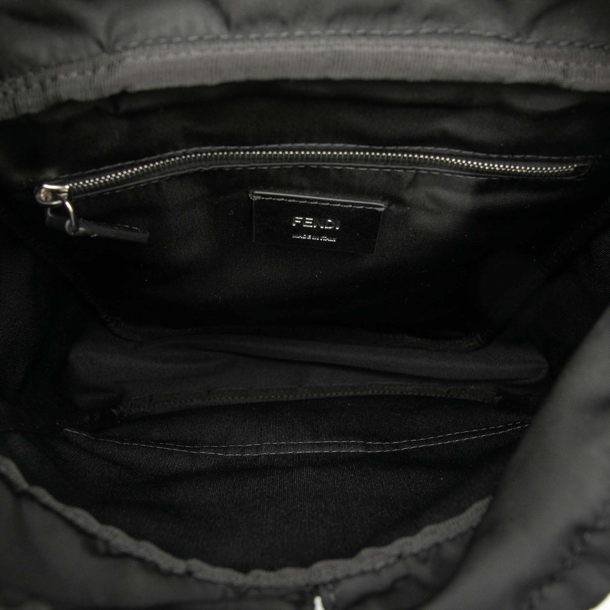 Fendi Small Zucca Canvas Fendiness Backpack Size ONE SIZE - 4 Thumbnail