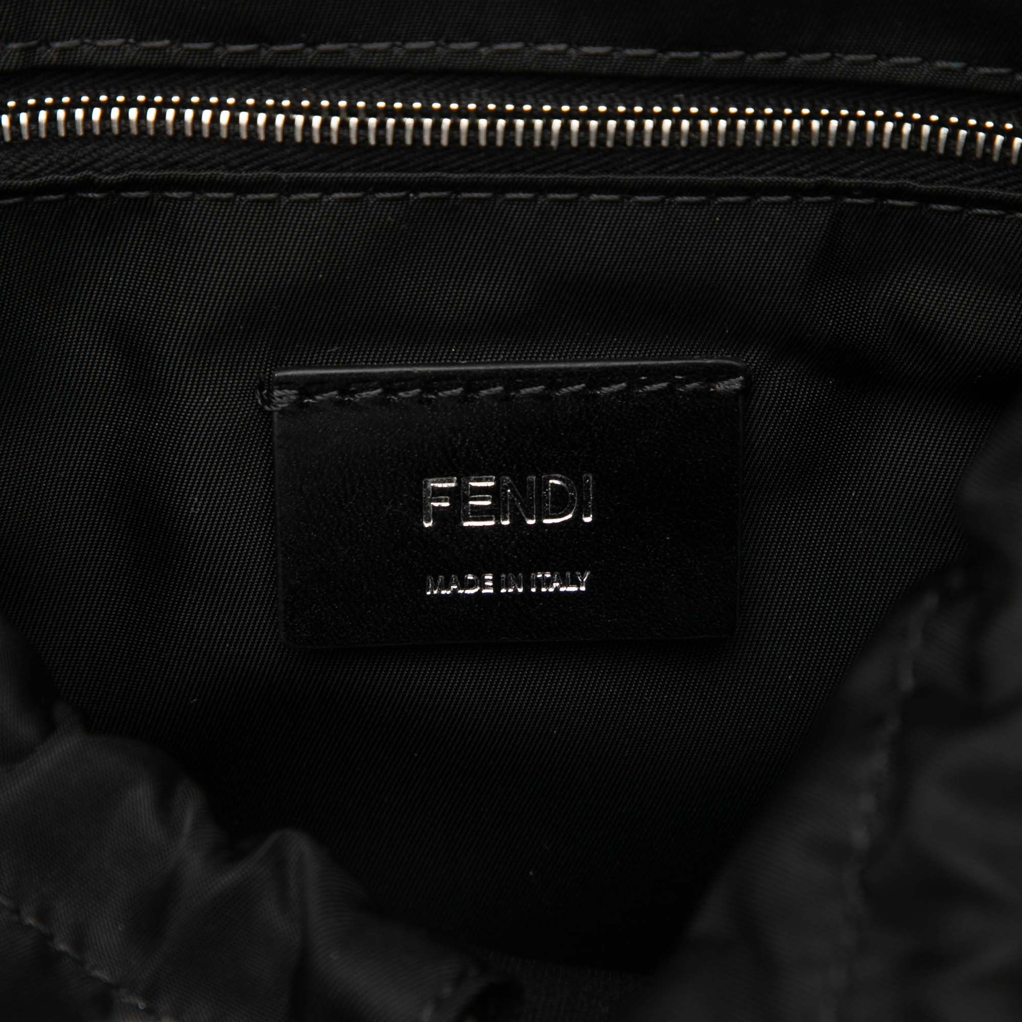 Fendi Small Zucca Canvas Fendiness Backpack Size ONE SIZE - 5 Thumbnail