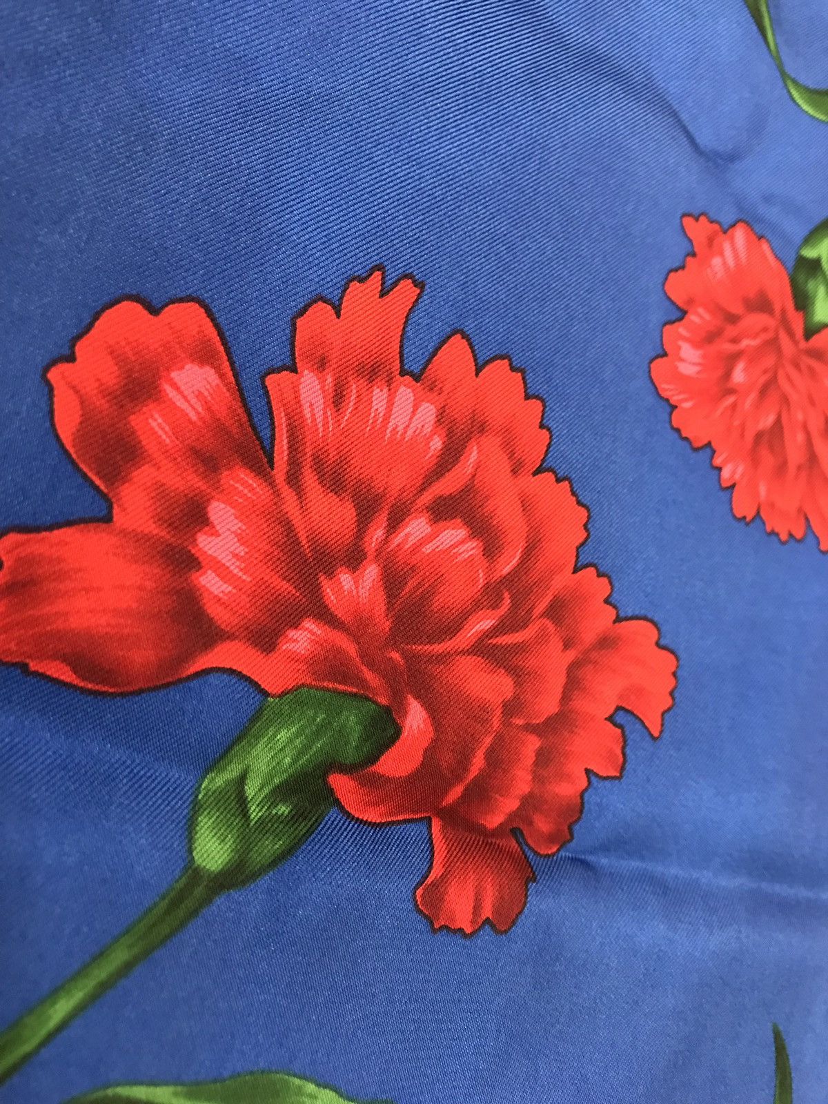 Japanese Brand JUNKO SHIMADA FLORAL SILK SCARF Size ONE SIZE - 4 Thumbnail
