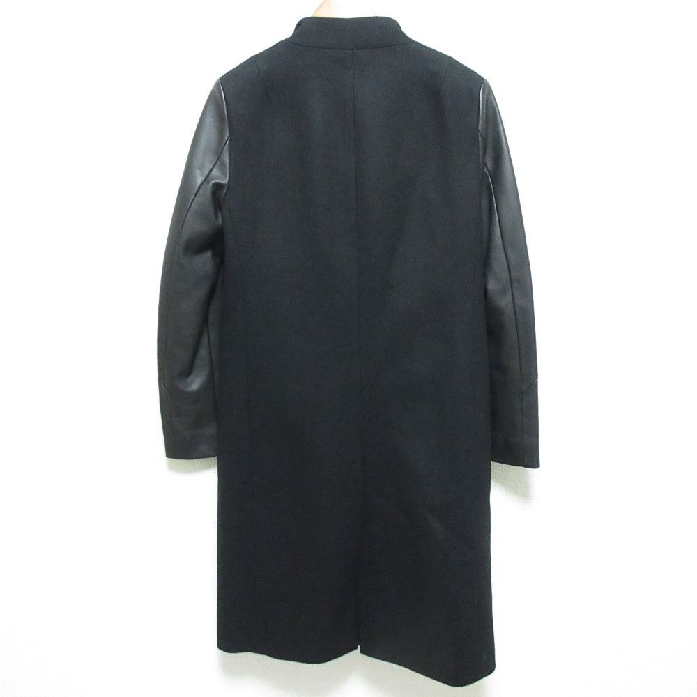Other All Saints All Saints SIDNEY LEA Wool Cashmere Leather Coat Textile Outerwear DUTY FREE for USA Size ONE SIZE - 2 Thumbnail