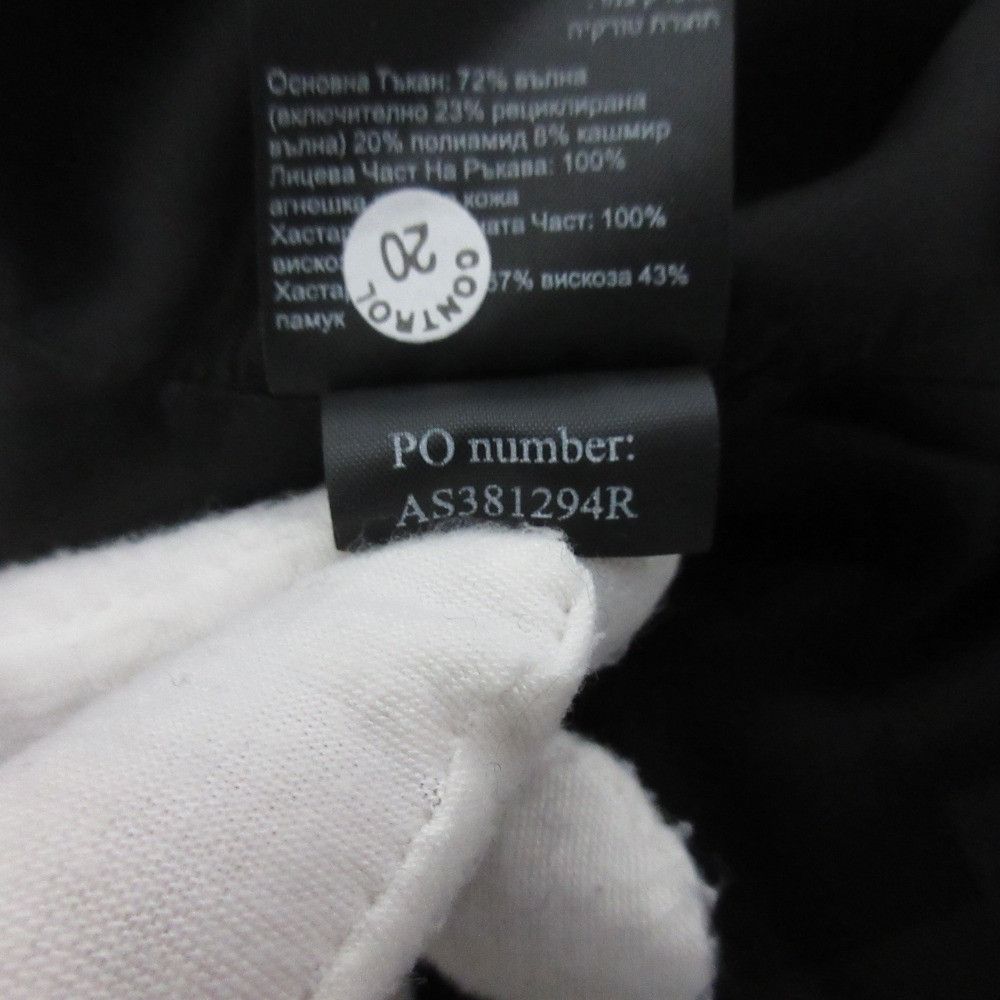 Other All Saints All Saints SIDNEY LEA Wool Cashmere Leather Coat Textile Outerwear DUTY FREE for USA Size ONE SIZE - 13 Thumbnail