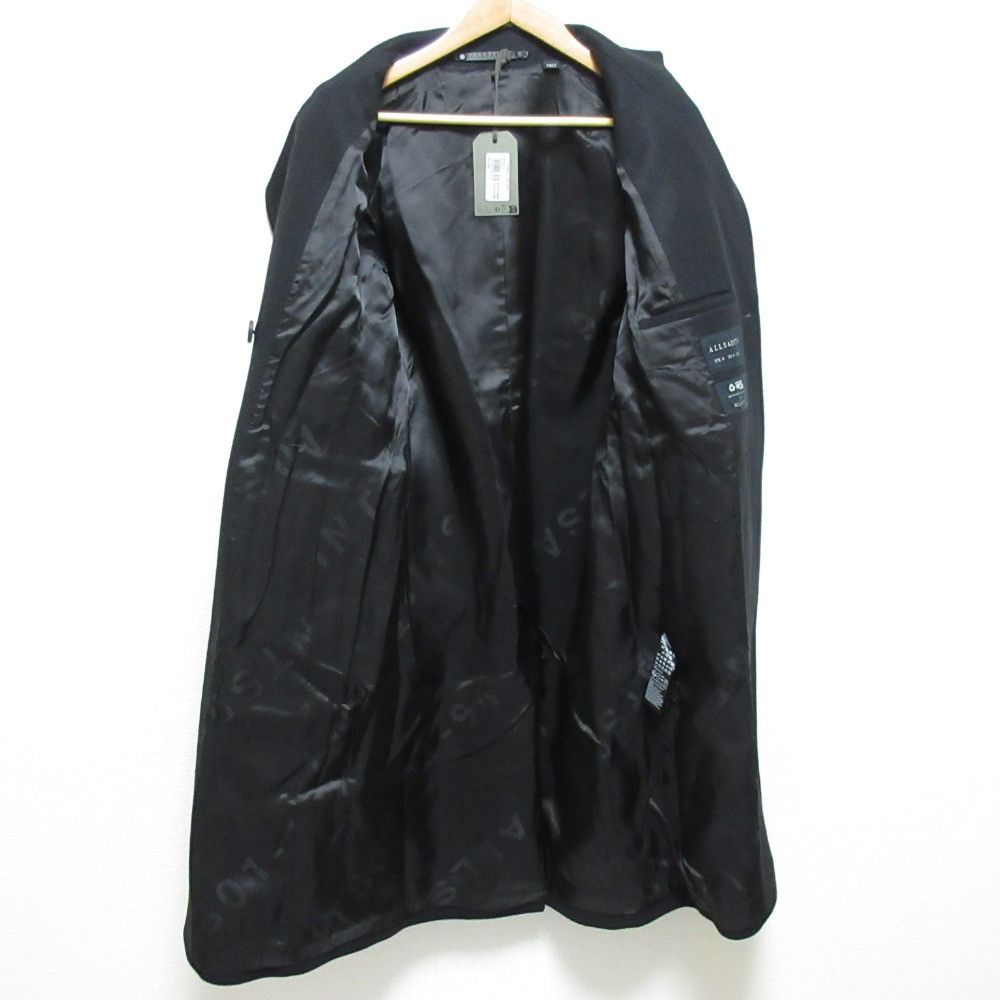 Other All Saints All Saints SIDNEY LEA Wool Cashmere Leather Coat Textile Outerwear DUTY FREE for USA Size ONE SIZE - 3 Thumbnail