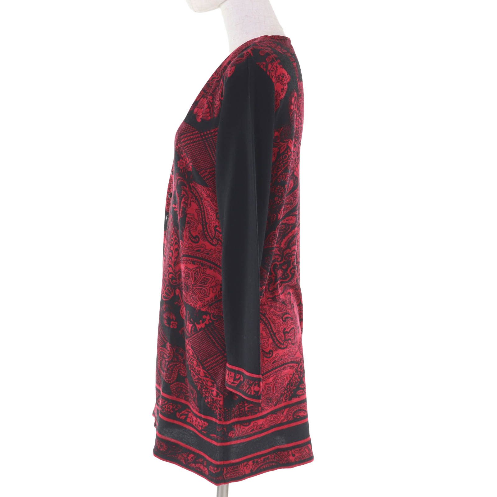 Other Leonard LEONARD FASHION Wool Silk Cardigan Textile Tops DUTY FREE for USA Size ONE SIZE - 2 Thumbnail