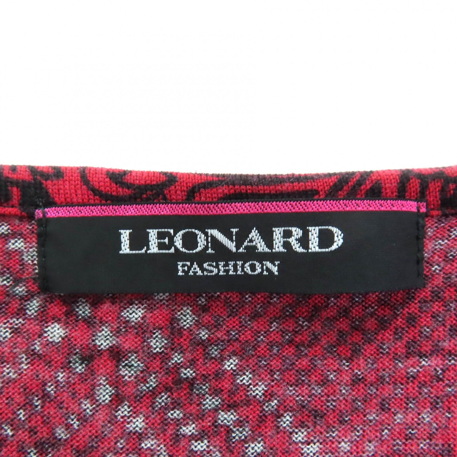 Other Leonard LEONARD FASHION Wool Silk Cardigan Textile Tops DUTY FREE for USA Size ONE SIZE - 7 Thumbnail