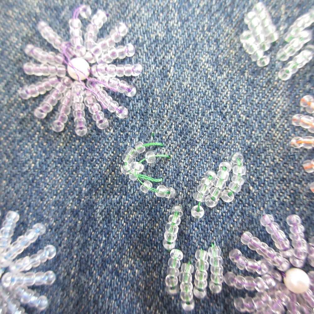 Other Comme des Garçons tricot COMME des GARCONS Flower Beads Denim Jacket Textile Outerwear TC-J008 DUTY FREE for USA Size ONE SIZE - 10 Thumbnail