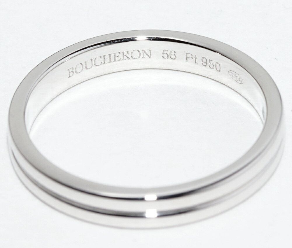 Other Boucheron Boucheron Godron Pt950 Ring Size 56 Precious Metal Ring JAL00113 DUTY FREE for USA Size ONE SIZE - 4 Thumbnail