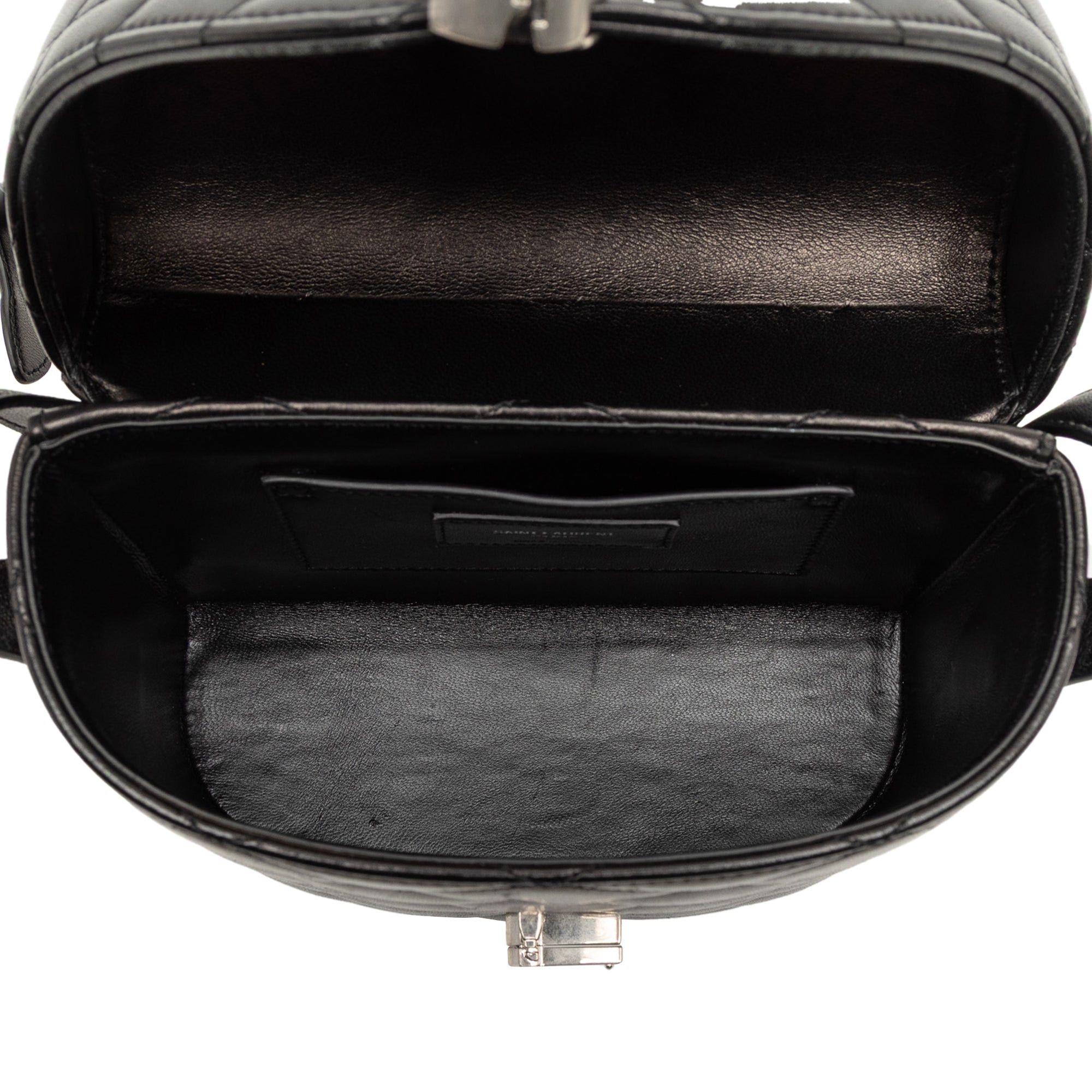 Saint Laurent Paris Quilted Lambskin Monogram June Box Bag Size ONE SIZE - 4 Thumbnail