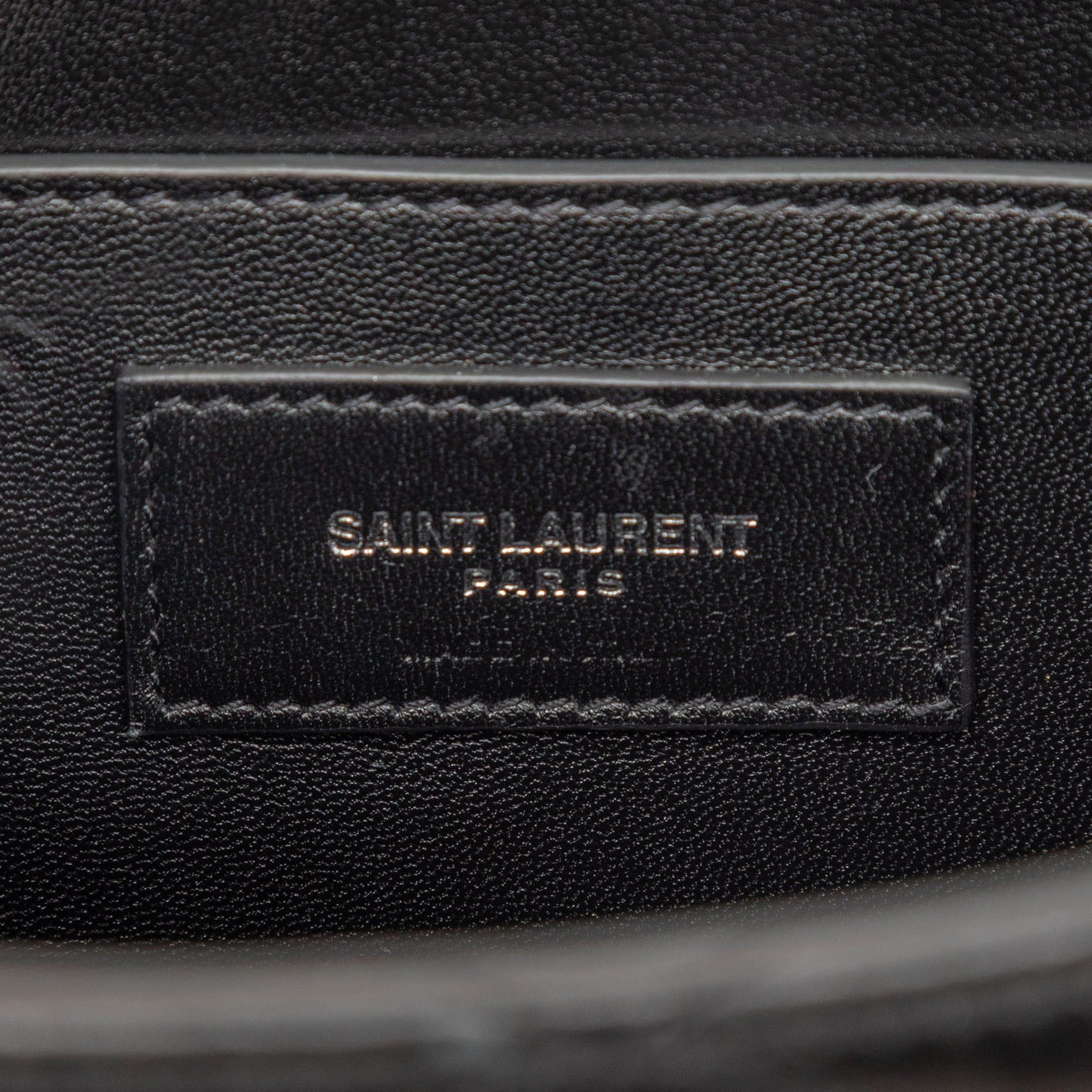 Saint Laurent Paris Quilted Lambskin Monogram June Box Bag Size ONE SIZE - 5 Thumbnail
