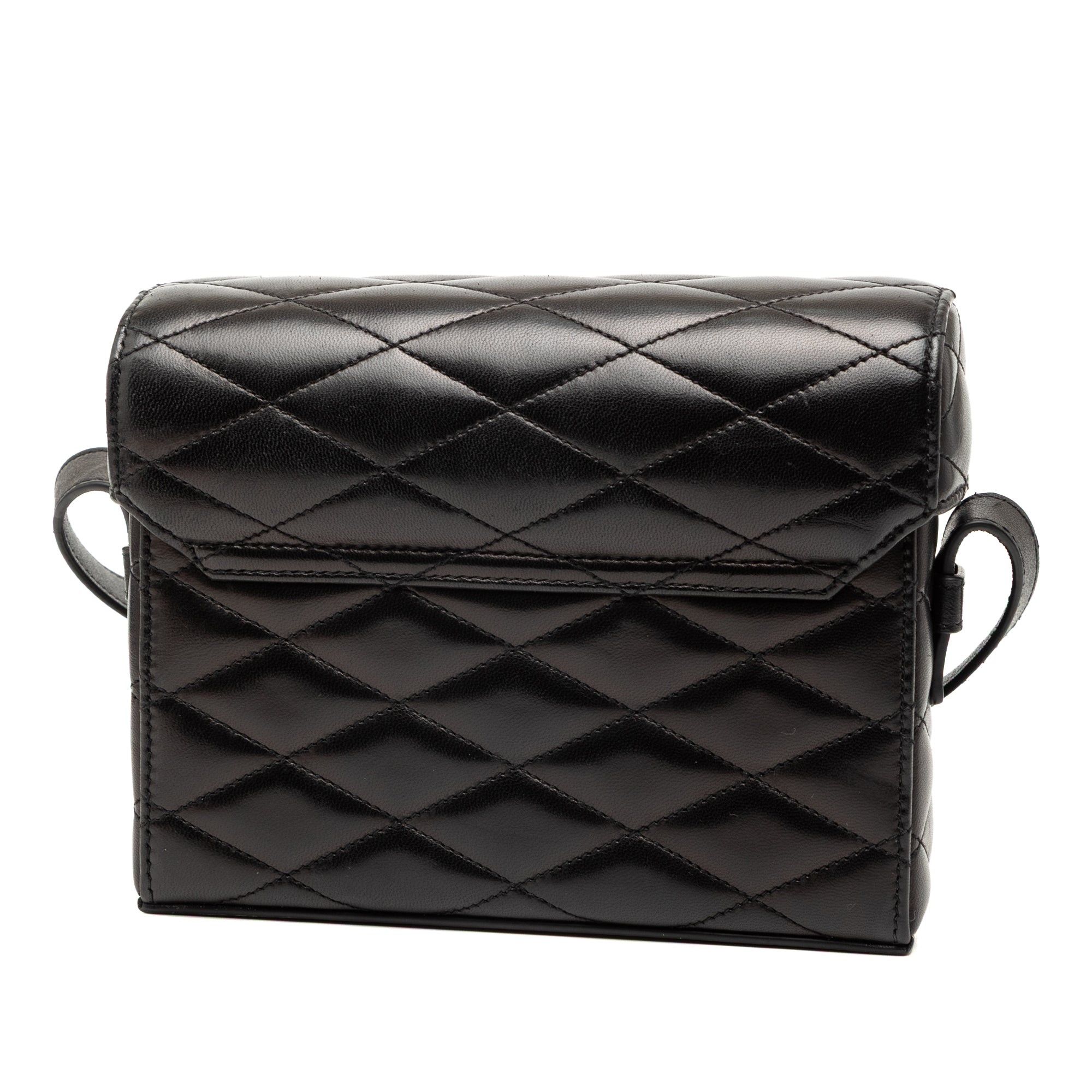 Saint Laurent Paris Quilted Lambskin Monogram June Box Bag Size ONE SIZE - 2 Thumbnail