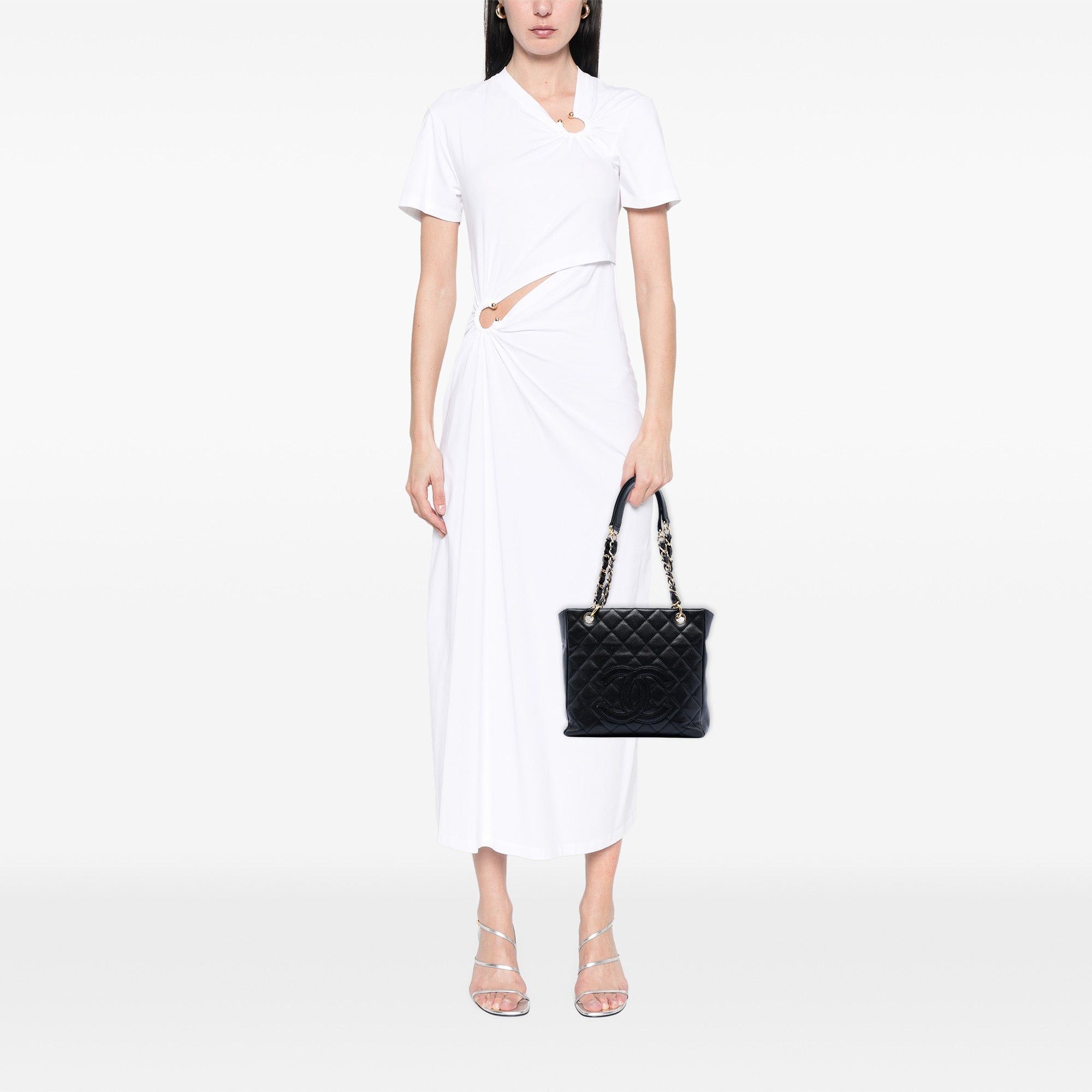 Chanel Caviar Petite Shopping Tote Size ONE SIZE - 7 Thumbnail