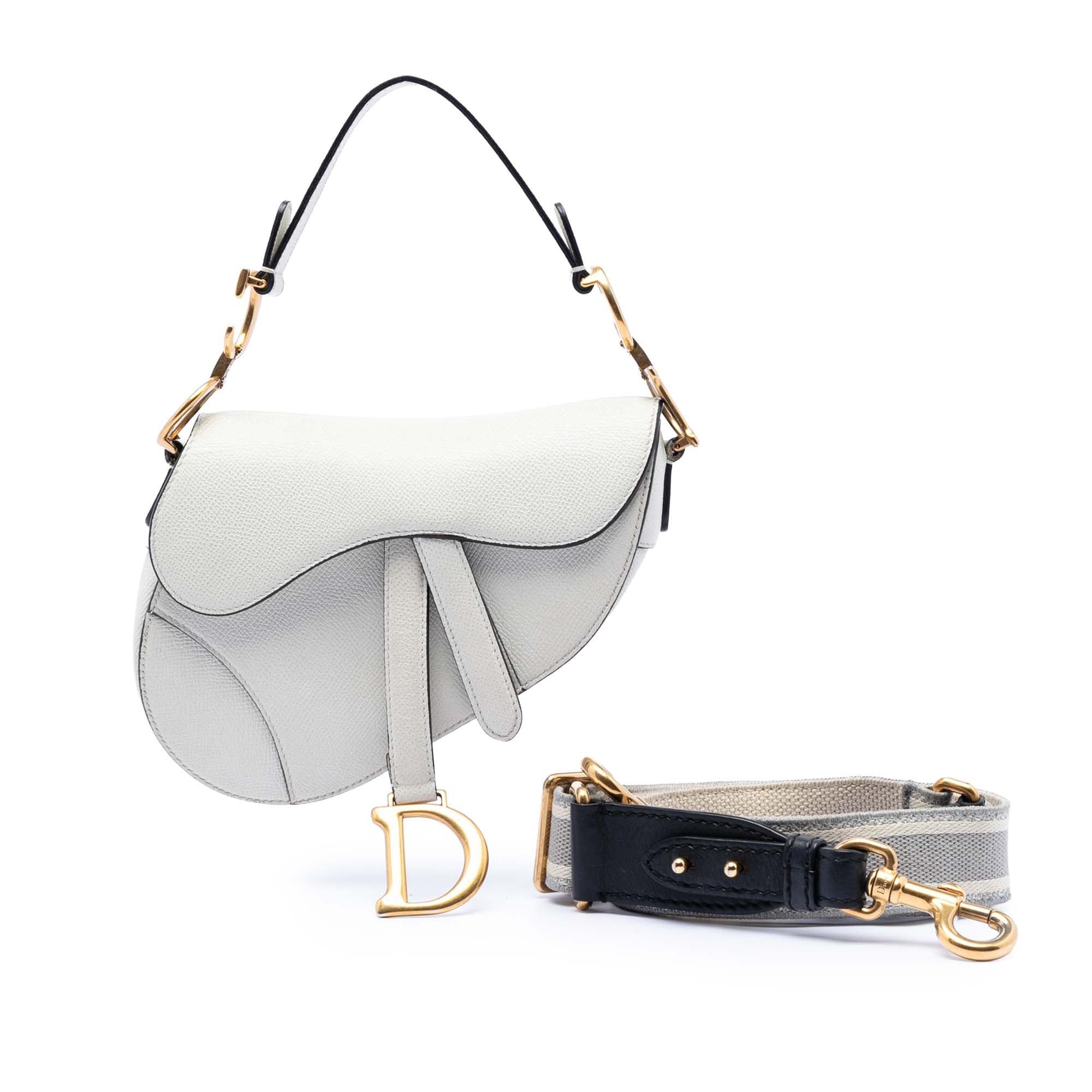 Dior Mini Grained Calfskin Saddle Bag Size ONE SIZE - 8 Thumbnail