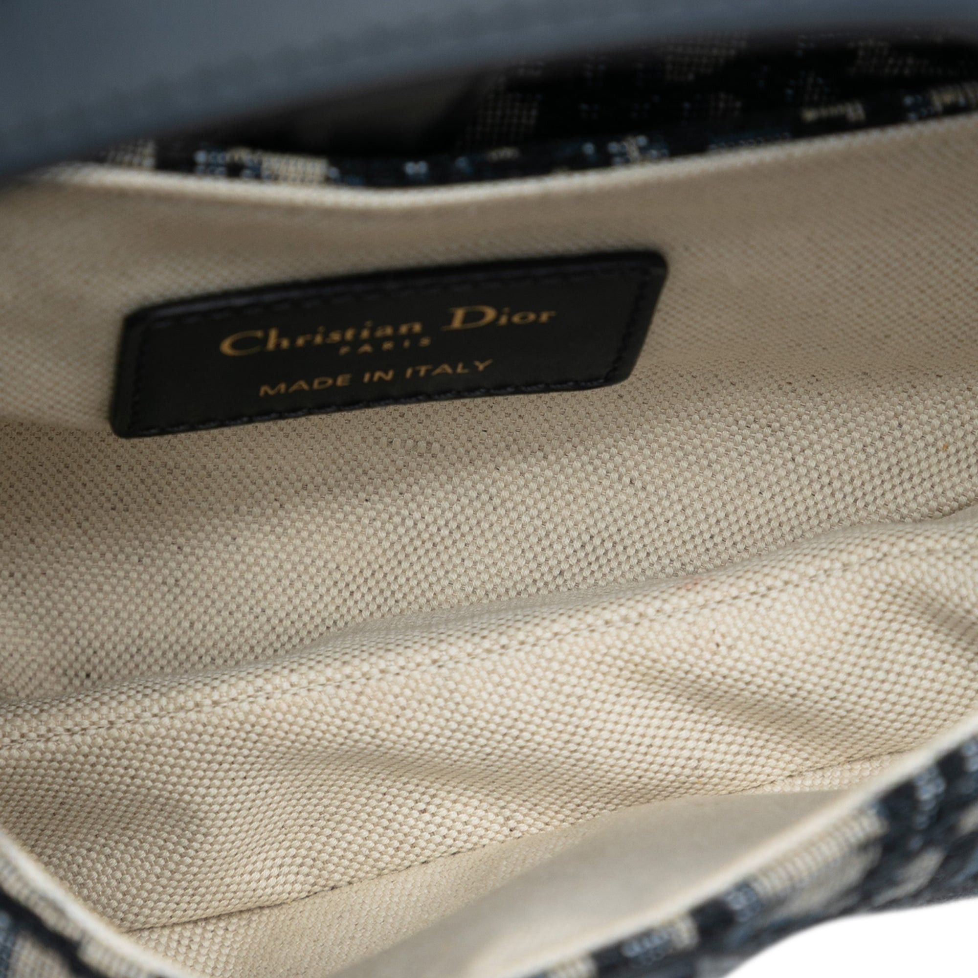 Dior Mini Oblique Canvas Saddle Bag Size ONE SIZE - 5 Thumbnail