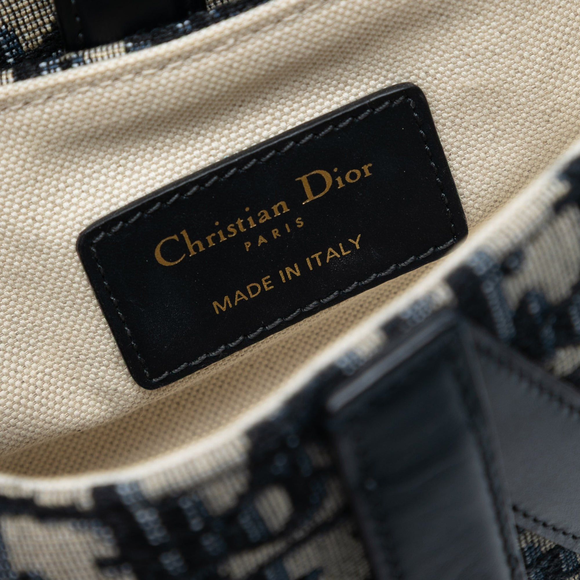 Dior Mini Oblique Canvas Saddle Bag Size ONE SIZE - 4 Thumbnail