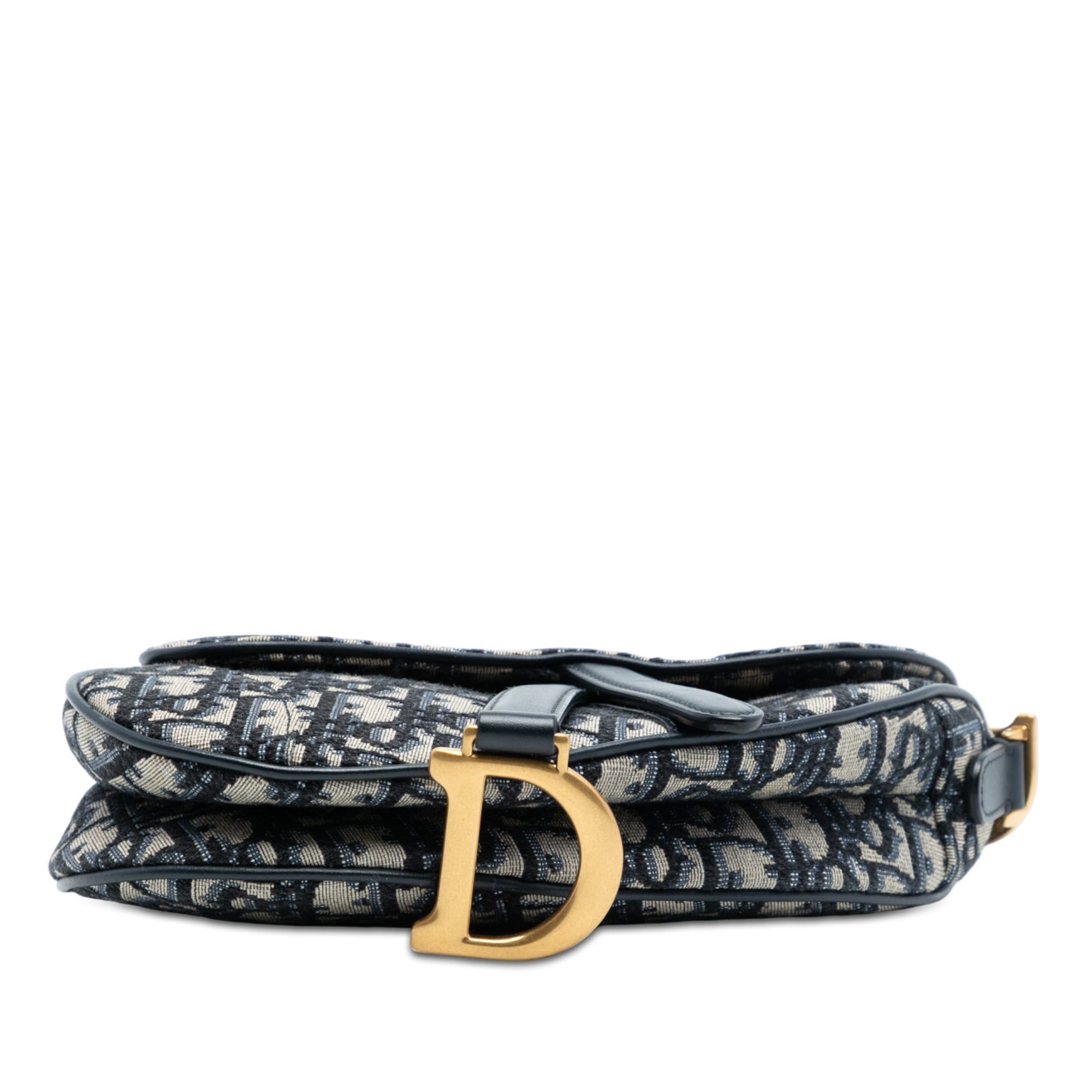 Dior Mini Oblique Canvas Saddle Bag Size ONE SIZE - 3 Thumbnail