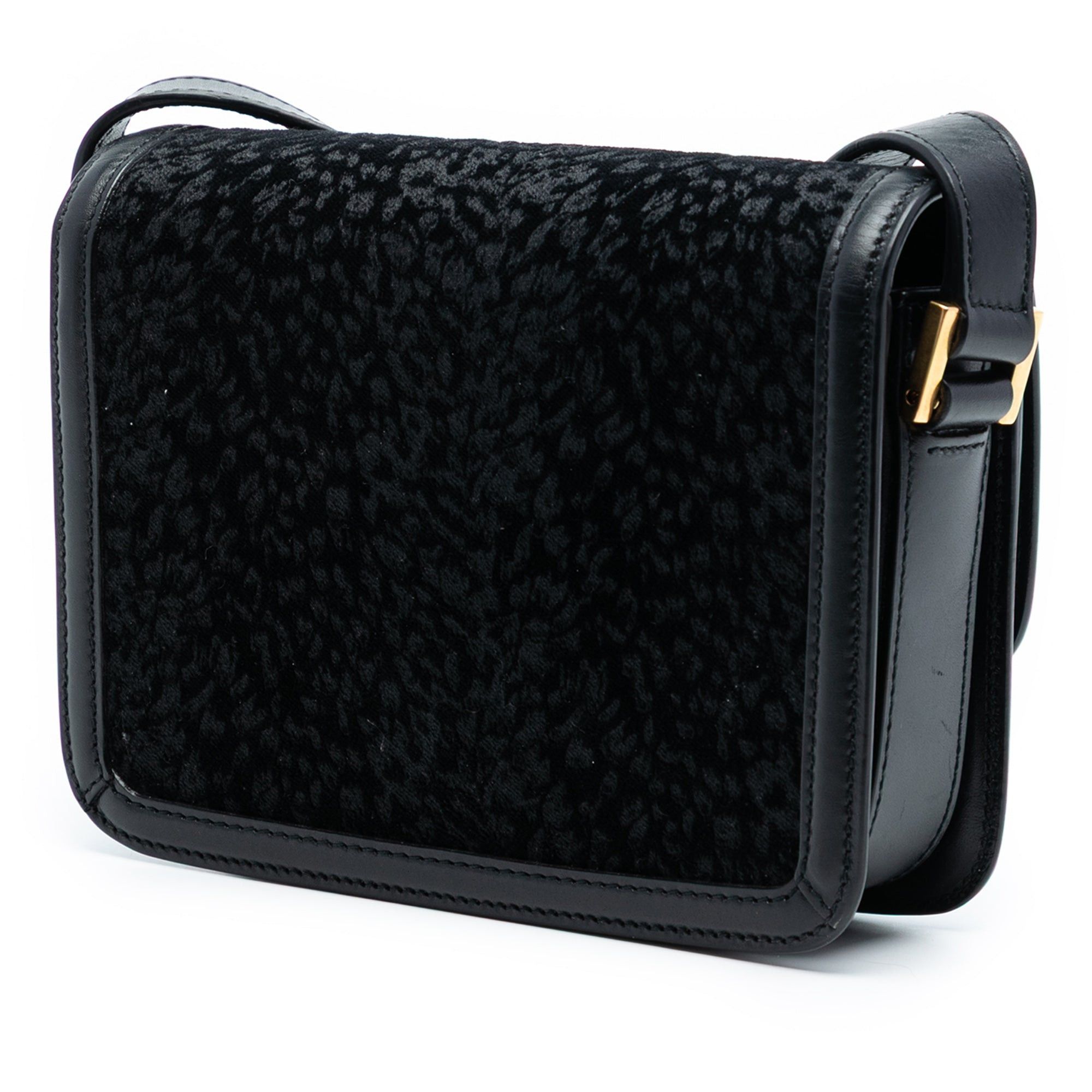 Saint Laurent Paris Small Velvet Solferino Satchel In Box Size ONE SIZE - 2 Thumbnail