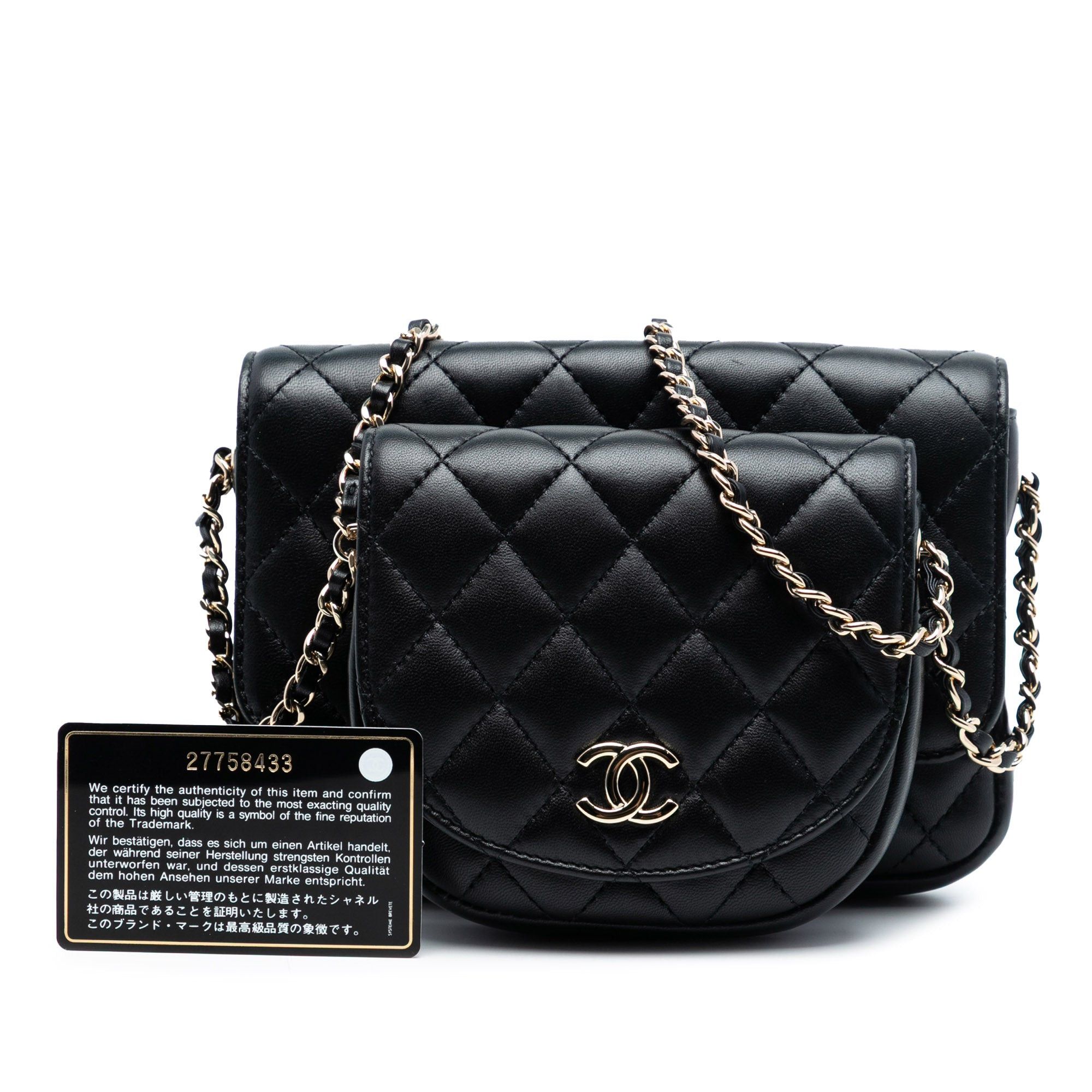 Chanel CC Quilted Lambskin Side Packs Flap Size ONE SIZE - 8 Thumbnail