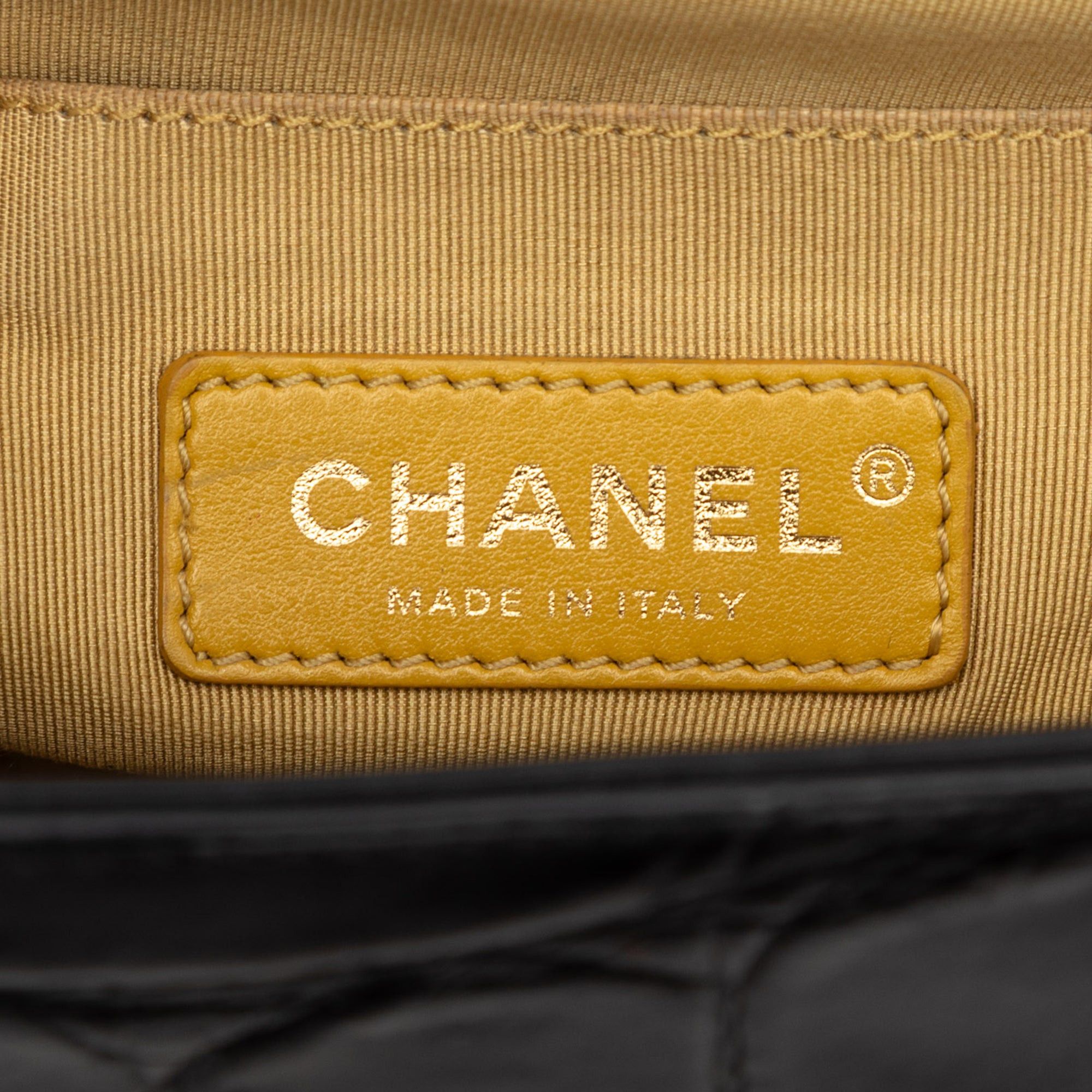 Chanel Medium Croc Embossed Leather Graffiti Cocodile Boy Flap Size ONE SIZE - 5 Thumbnail