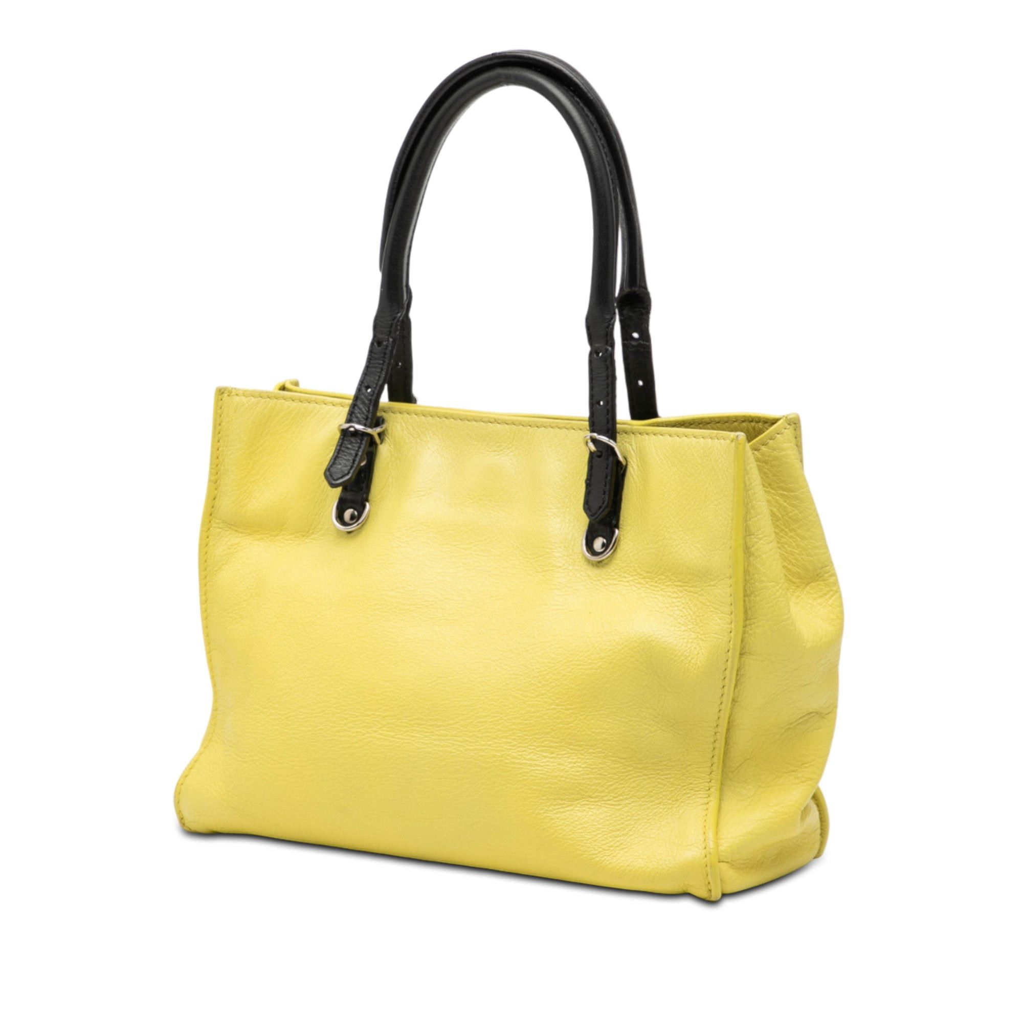 Balenciaga Mini Bicolor Leather Papier A4 Zip Around Tote Size ONE SIZE - 2 Thumbnail