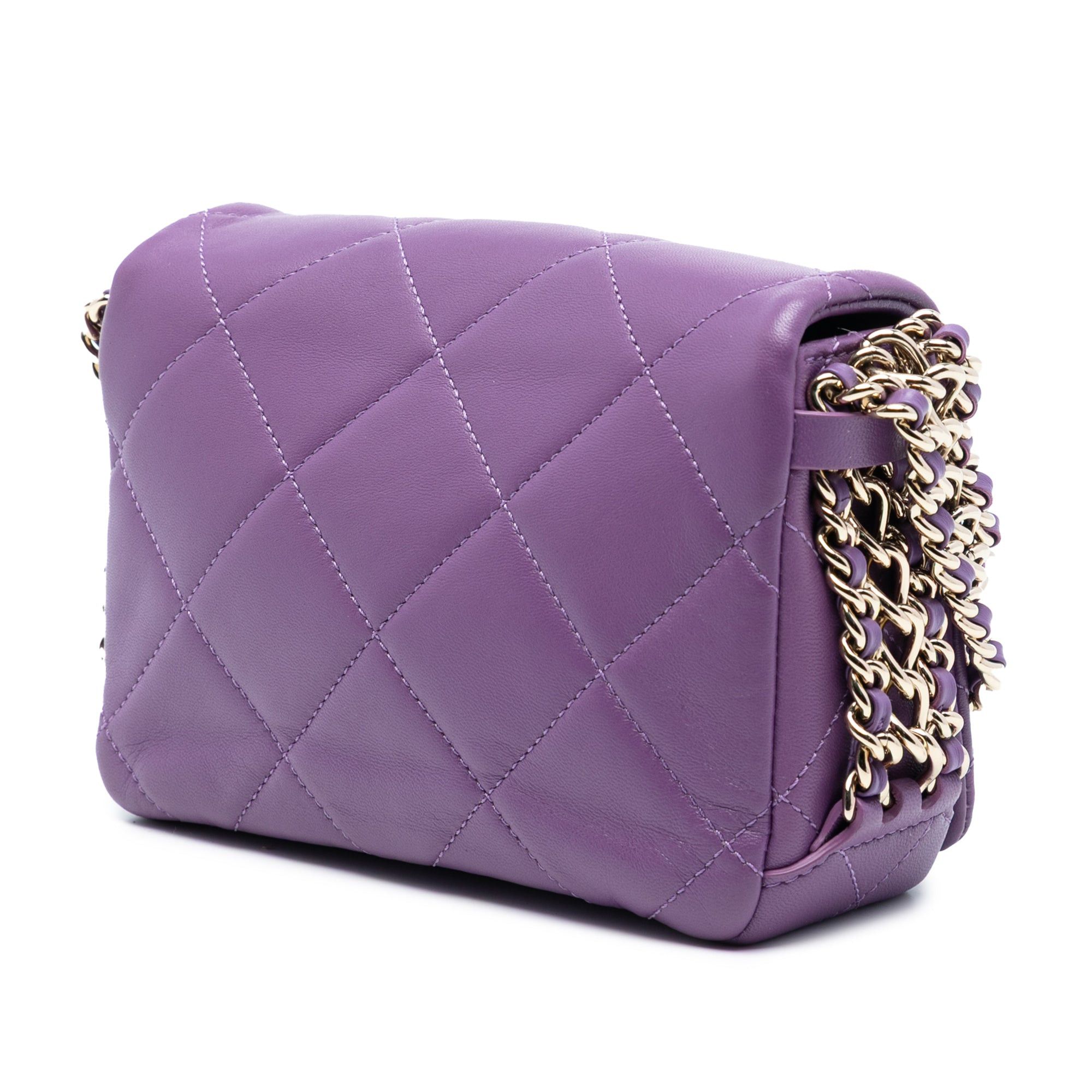 Chanel Mini Lambskin Triple Chain Full Flap Size ONE SIZE - 2 Thumbnail