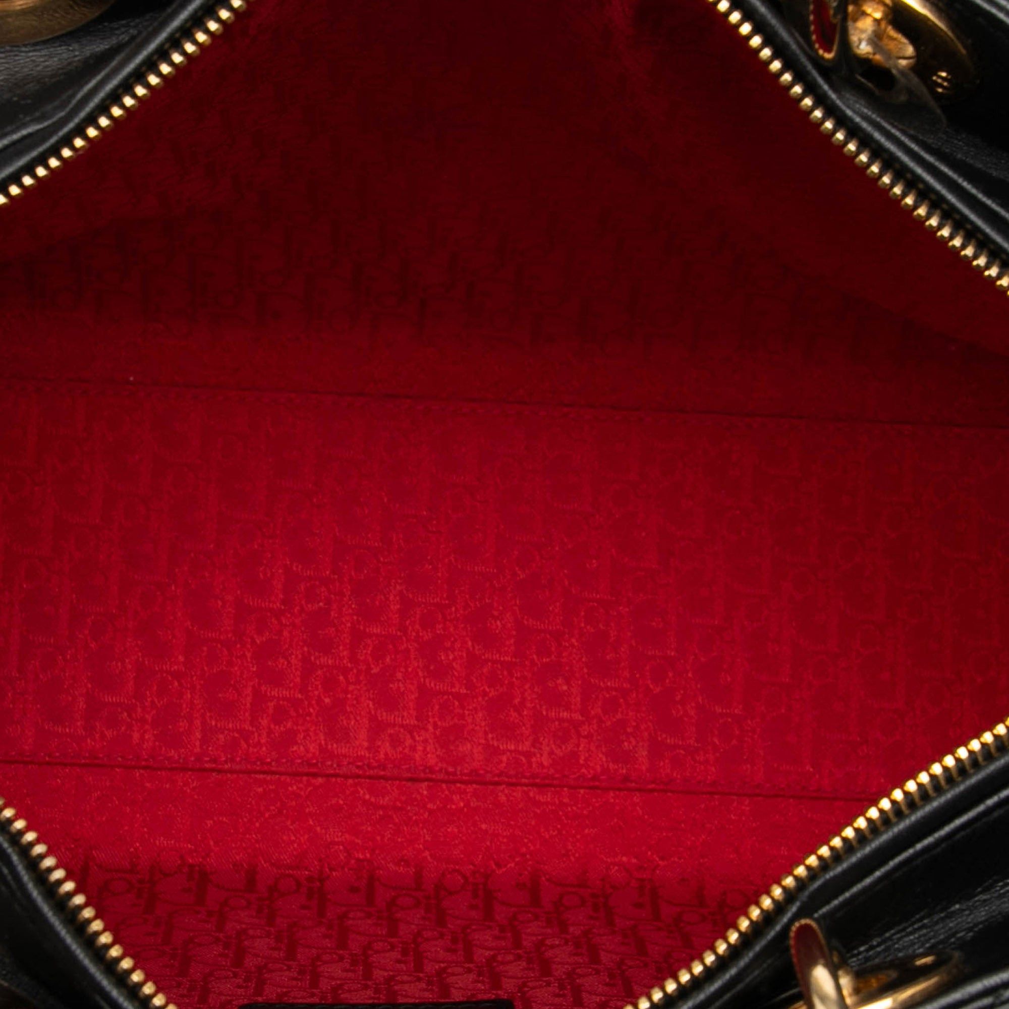 Dior Large Lambskin Cannage Lady Dior Size ONE SIZE - 4 Thumbnail
