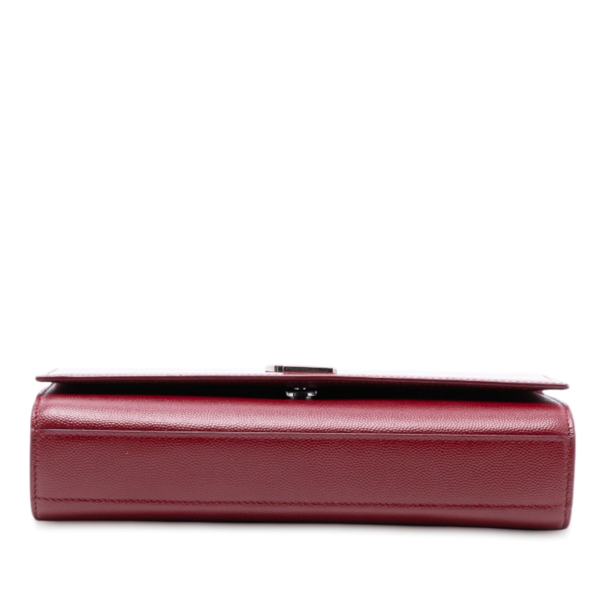 Saint Laurent Paris Medium Grain De Poudre Monogram Kate Crossbody Size ONE SIZE - 3 Thumbnail