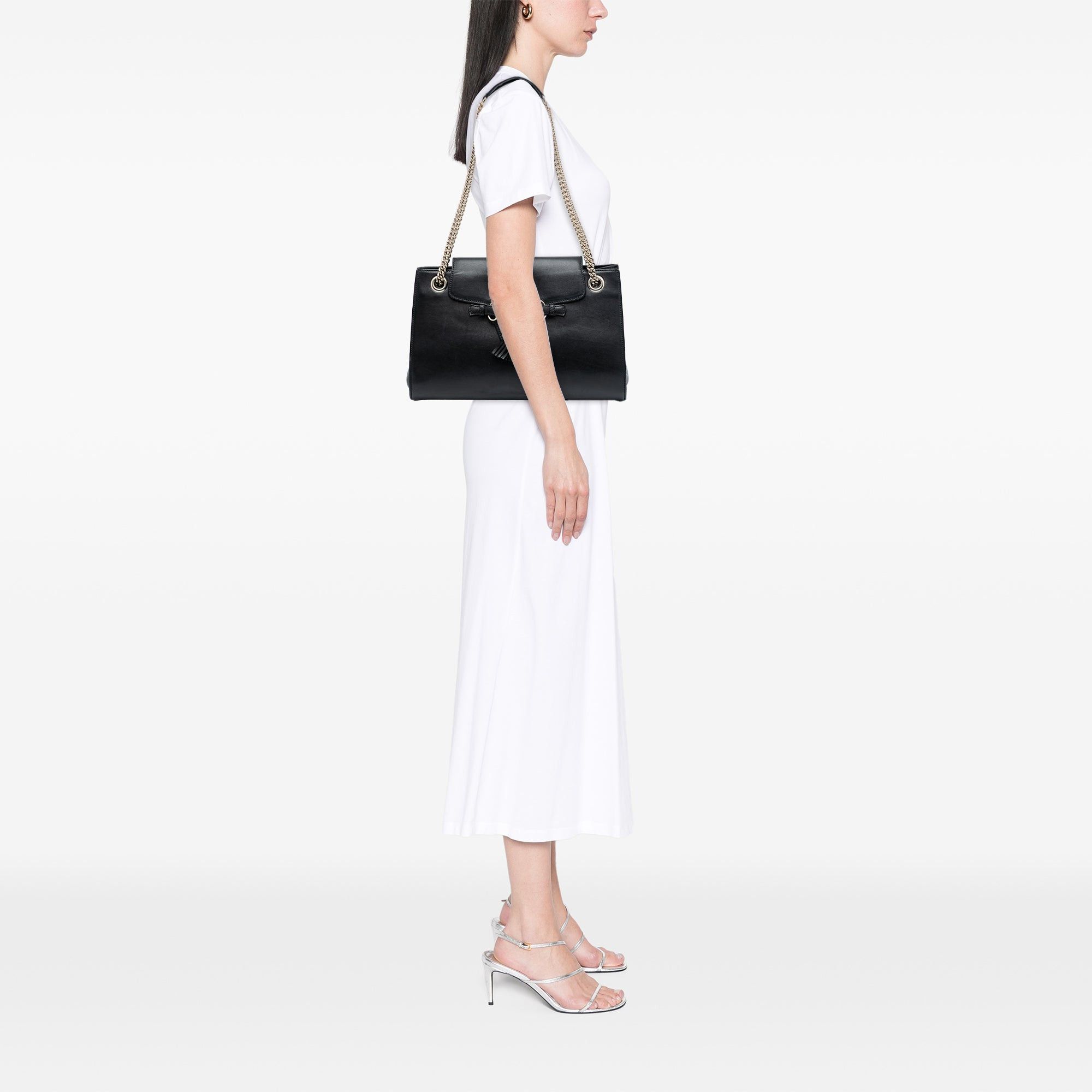 Gucci Large Leather Emily Shoulder Bag Size ONE SIZE - 7 Thumbnail