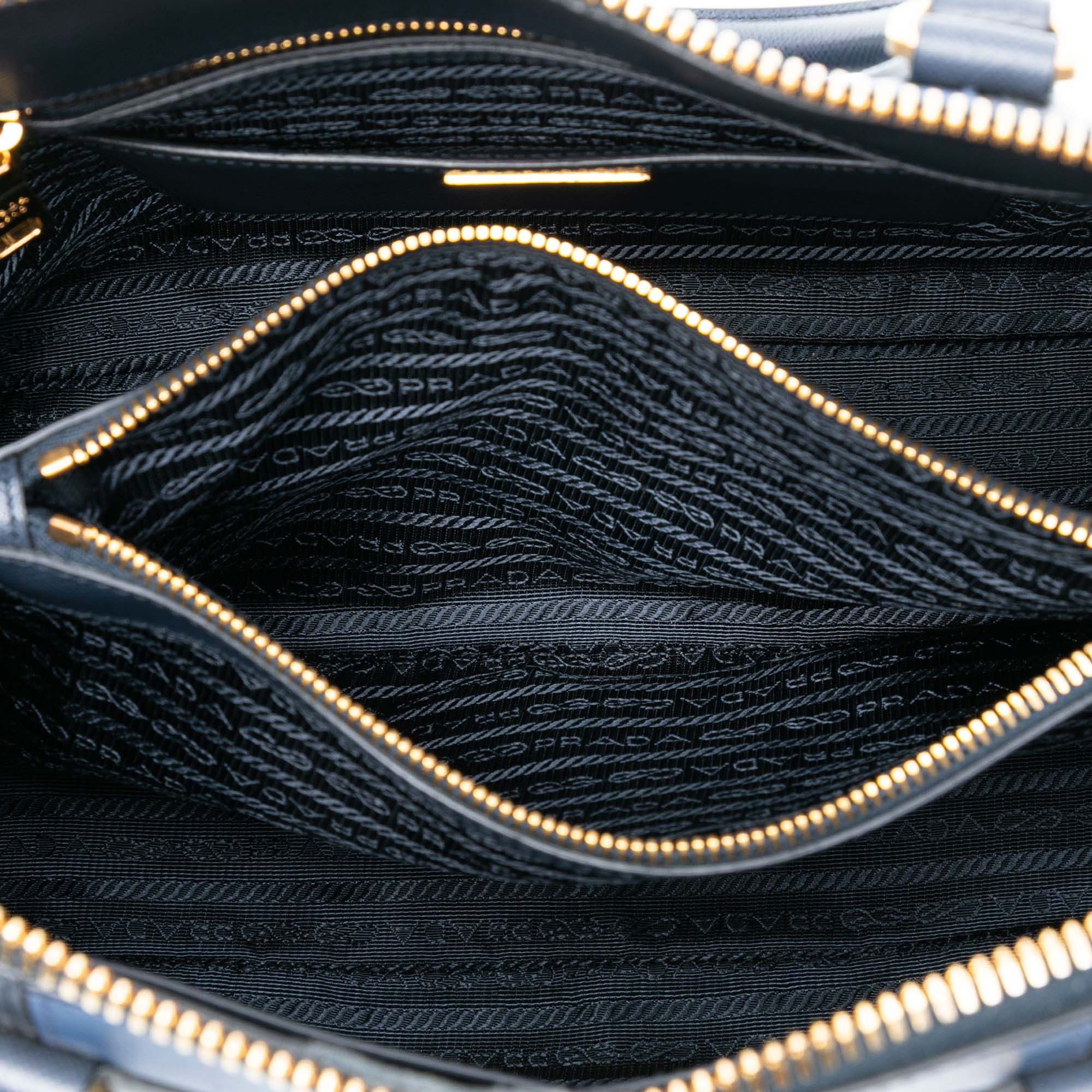 Prada Medium Bicolor Saffiano Lux Promenade Satchel Size ONE SIZE - 4 Thumbnail