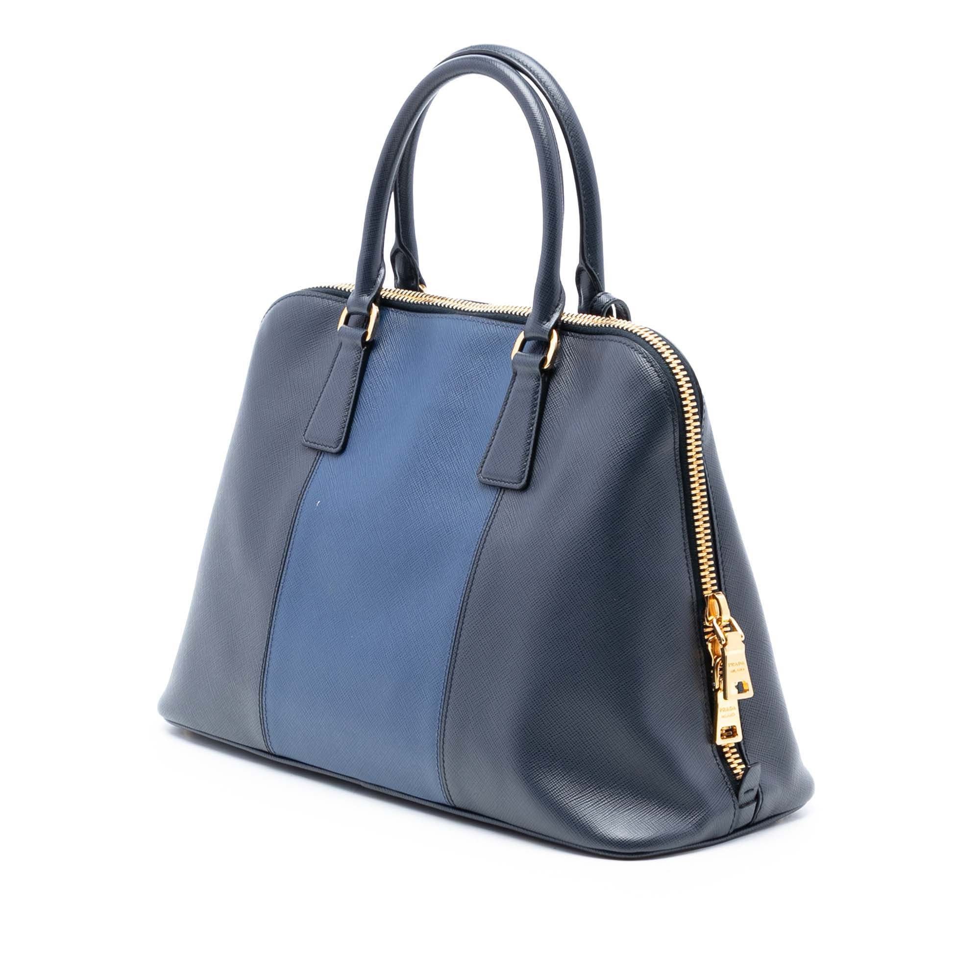 Prada Medium Bicolor Saffiano Lux Promenade Satchel Size ONE SIZE - 2 Thumbnail