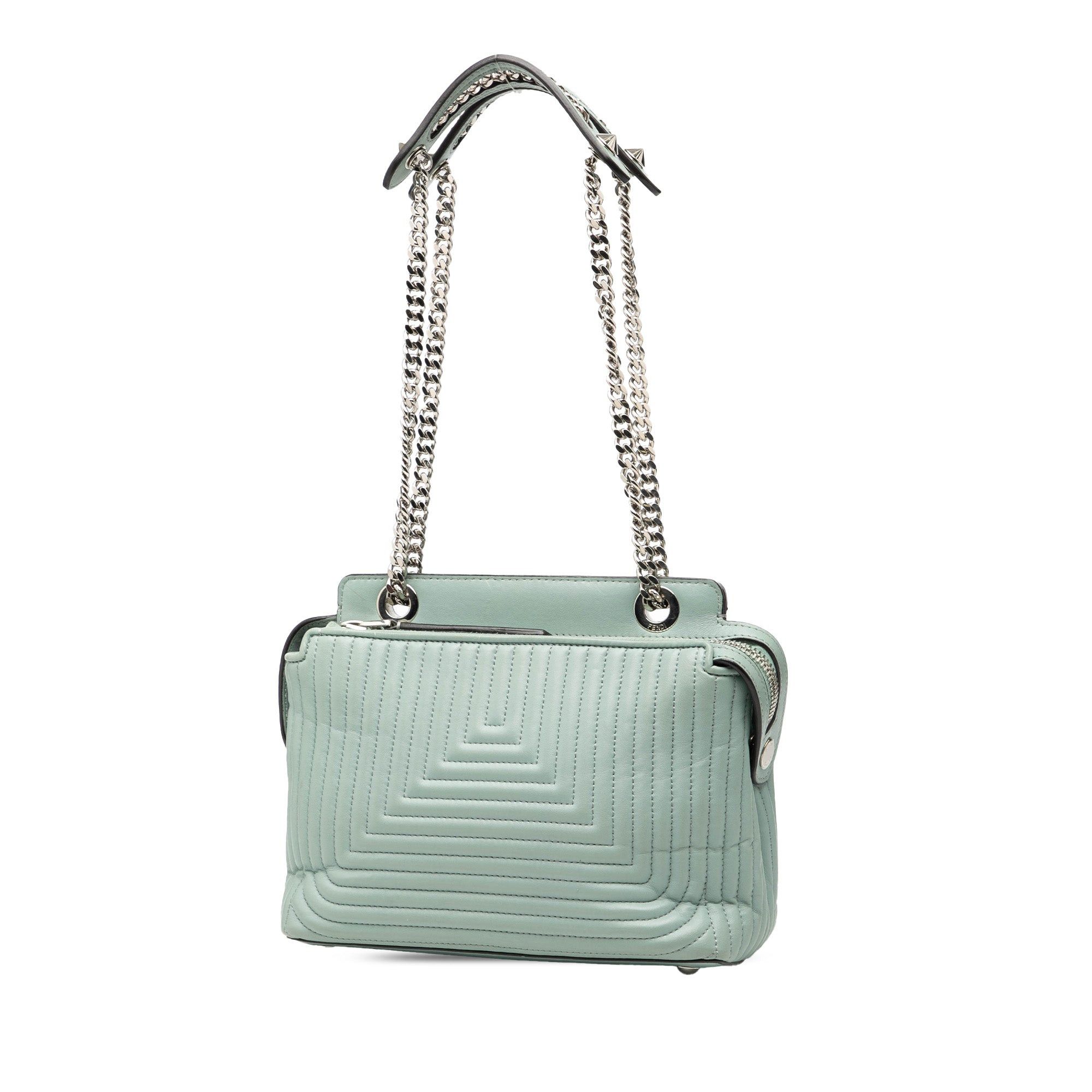 Fendi Small Lambskin DotCom Click Shoulder Bag Size ONE SIZE - 2 Thumbnail
