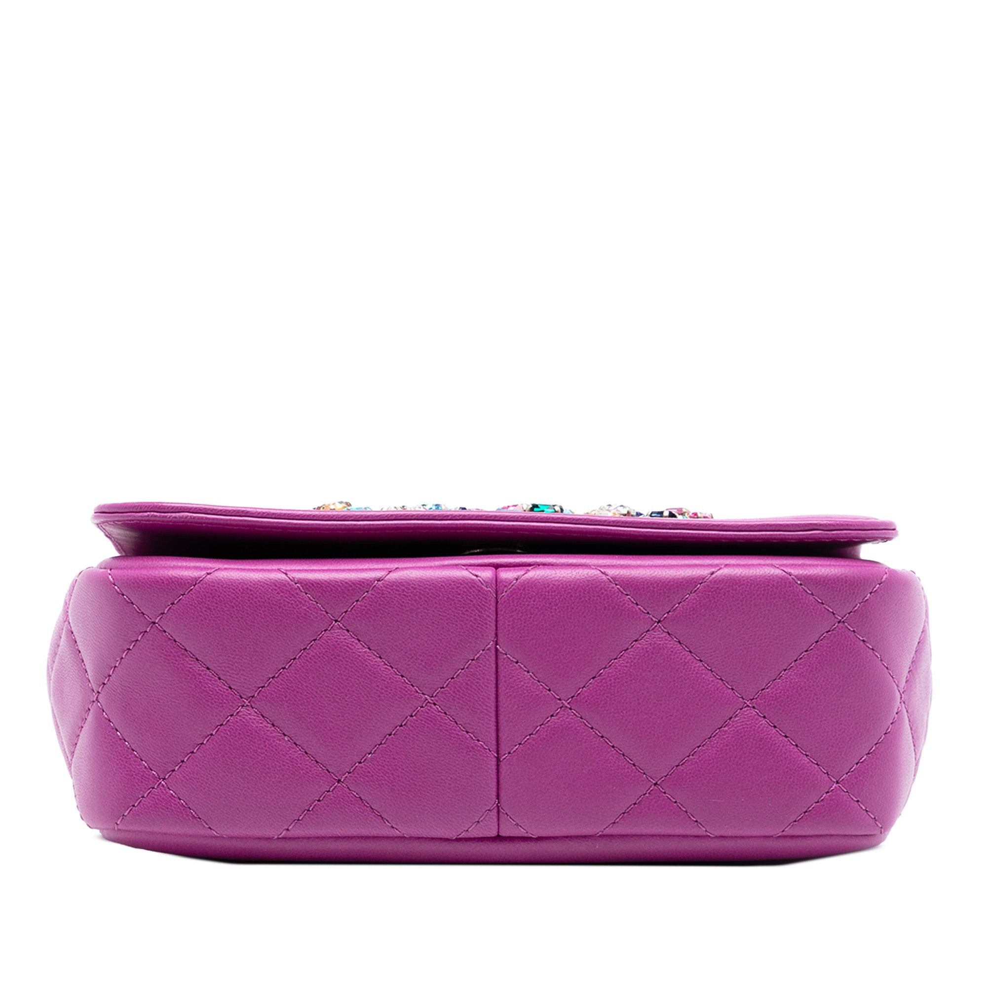 Chanel Mini Lambskin Giant Crystal CC Flap Size ONE SIZE - 3 Thumbnail