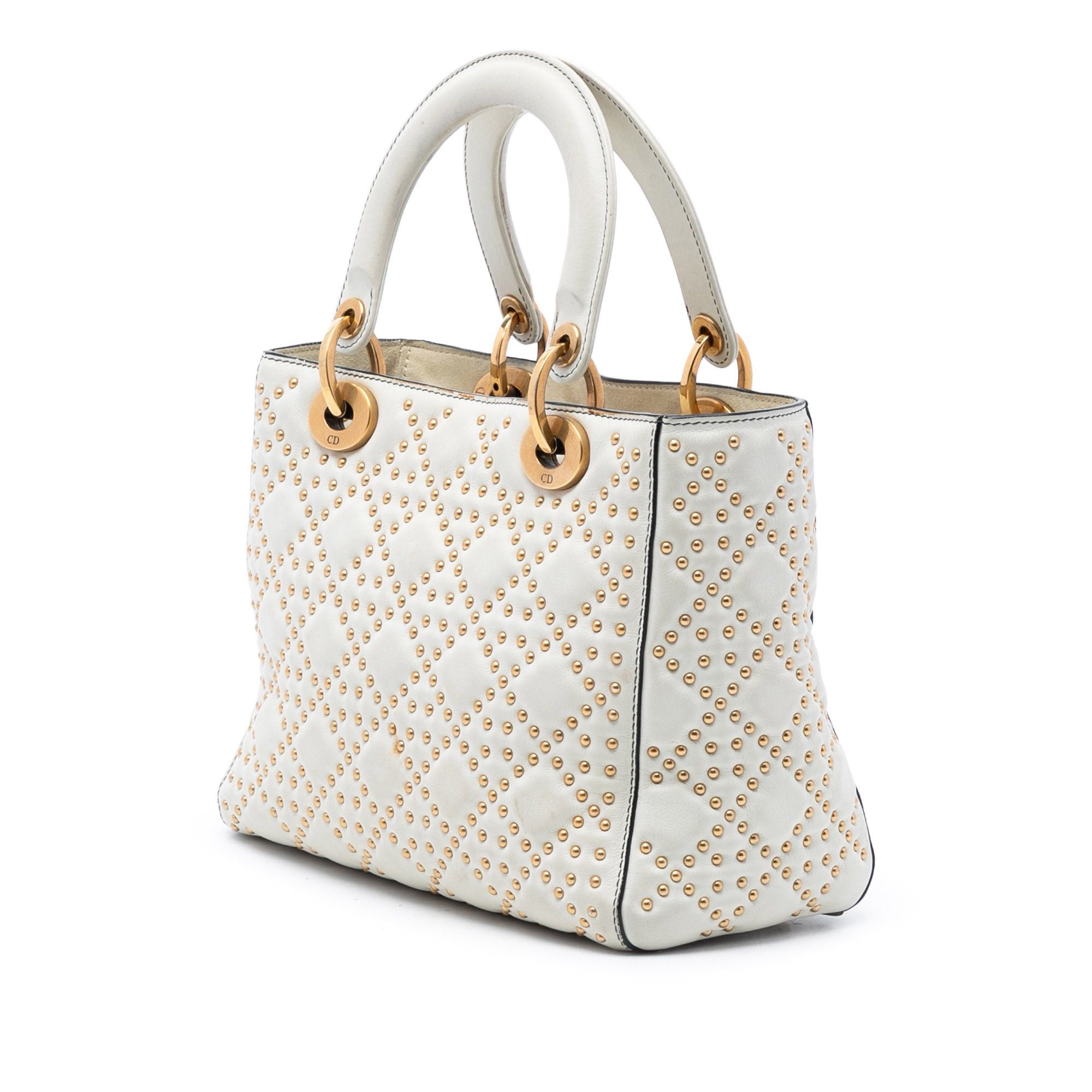 Dior Medium Lambskin Cannage Studded Supple Lady Dior Size ONE SIZE - 2 Thumbnail
