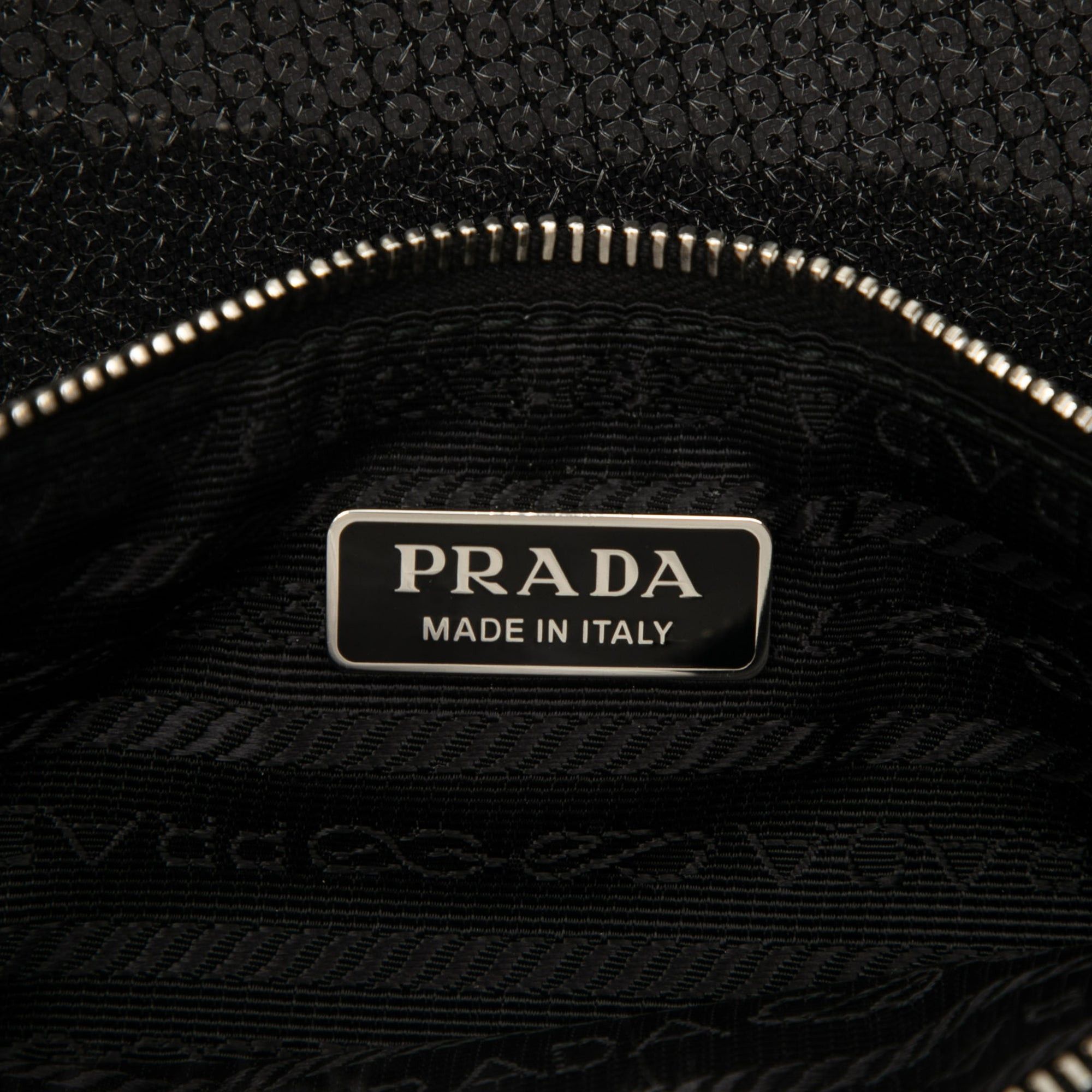 Prada Large Sequined Mesh Logo Tote Size ONE SIZE - 5 Thumbnail