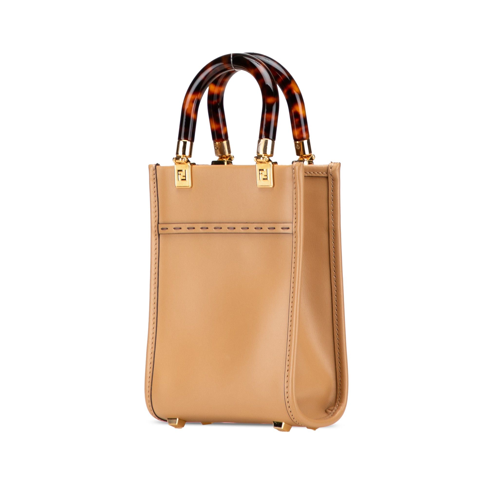 Fendi Mini Leather Sunshine Shopper Tote Size ONE SIZE - 2 Thumbnail