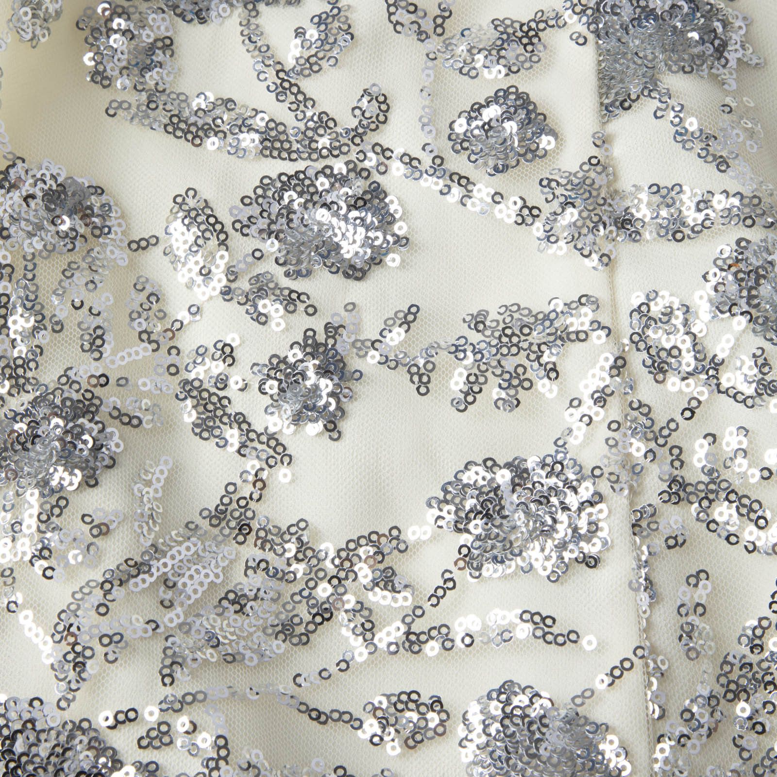 Self-Portrait Champagne Sequinned Maxi Dress Size M / US 6-8 / IT 42-44 - 3 Thumbnail