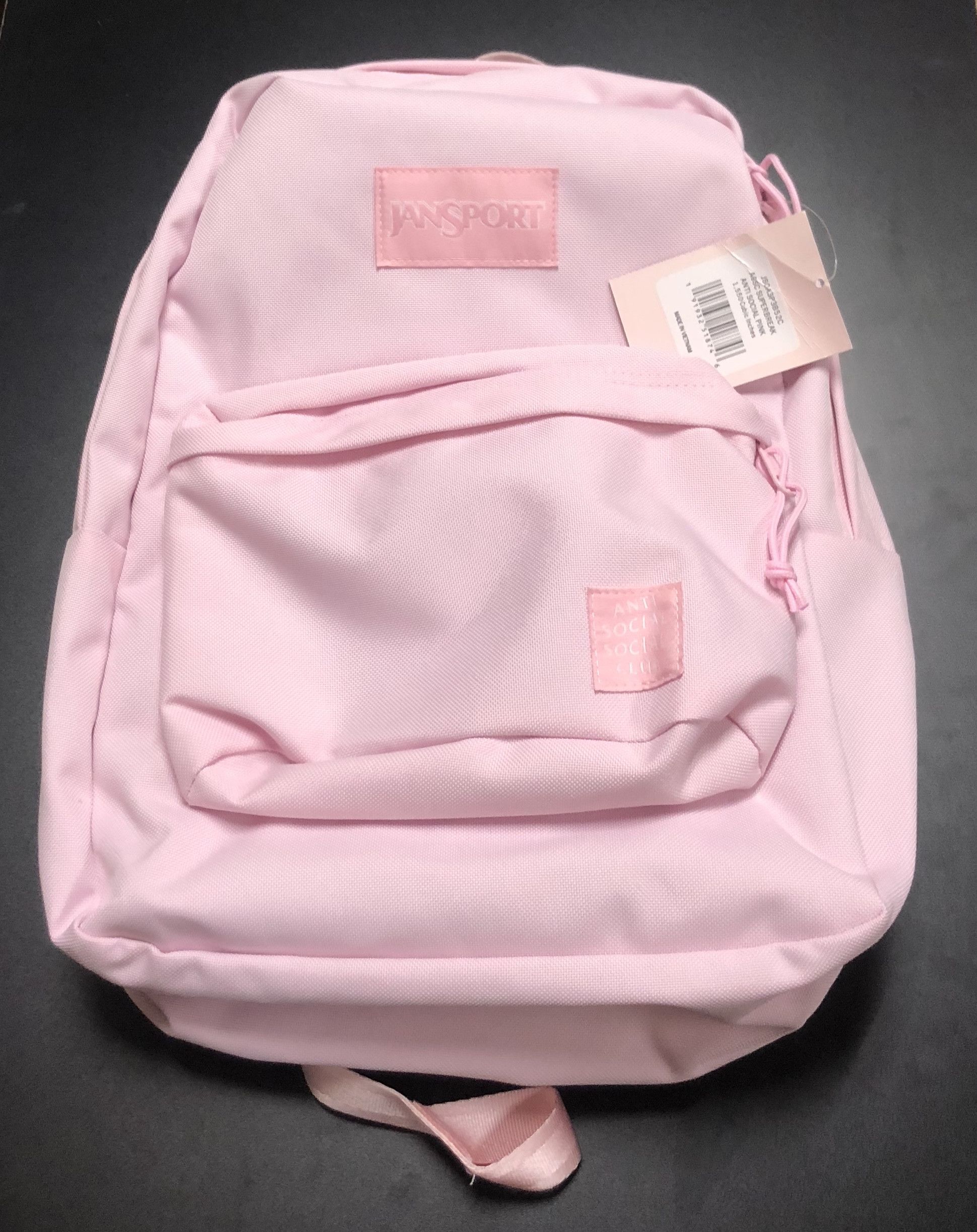 Anti Social Social Club  Jansport DS auth Anti Social Social Club X  Jansport Pink Backpack ASSC baPe SuprEme | Grailed