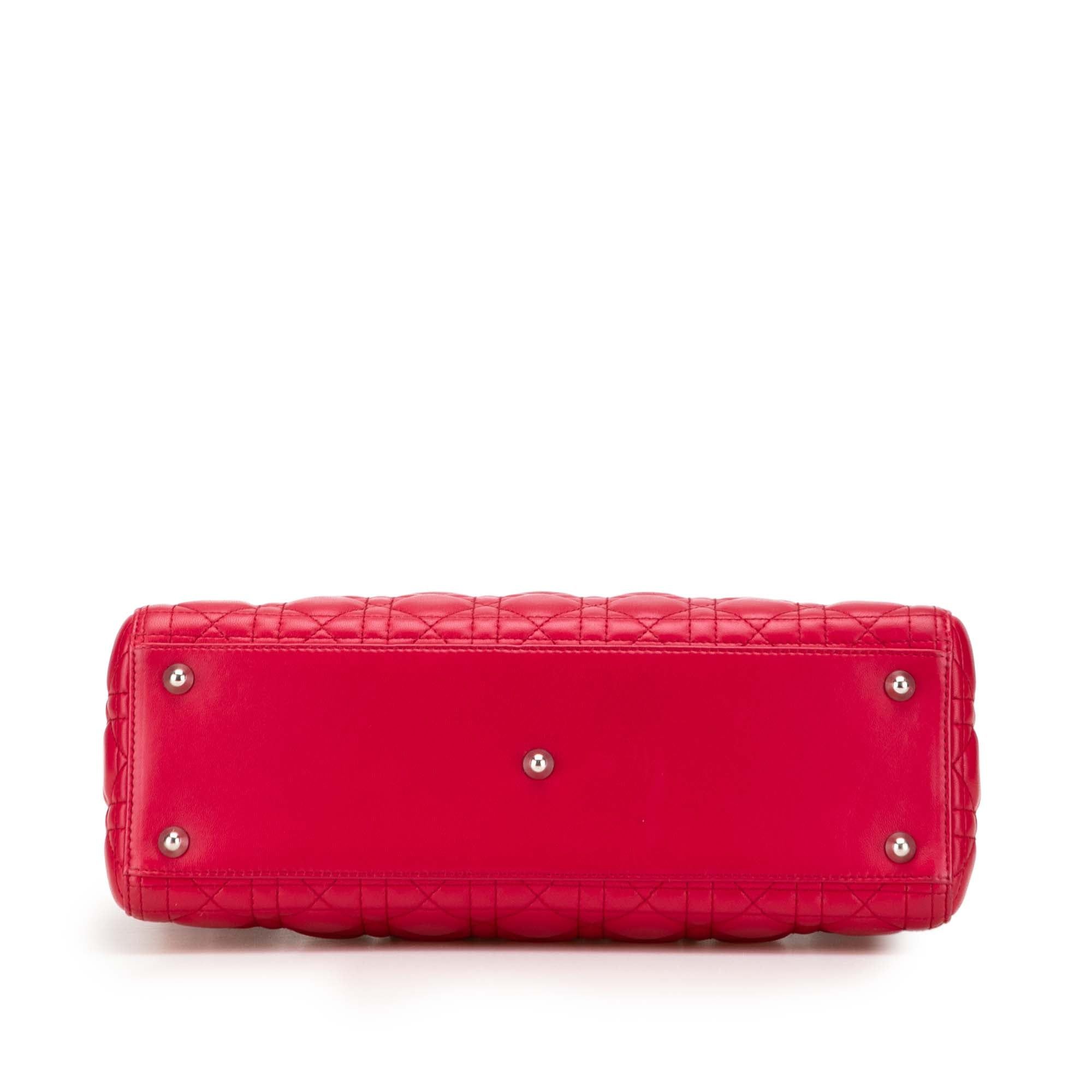 Dior Large Lambskin Cannage Lady Dior Size ONE SIZE - 3 Thumbnail