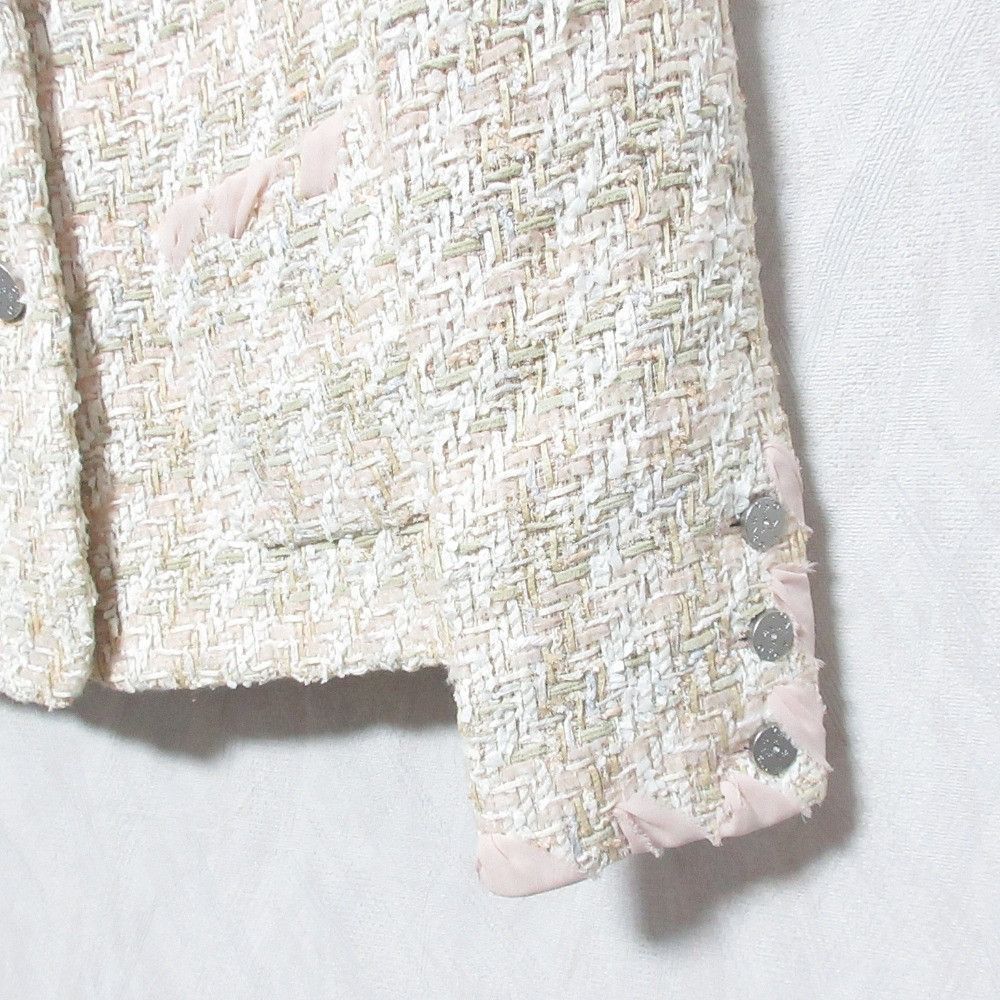Other Other Ingeborg Tweed Tailored Jacket Textile Outerwear P025BFJ08 DUTY FREE for USA Size ONE SIZE - 4 Thumbnail