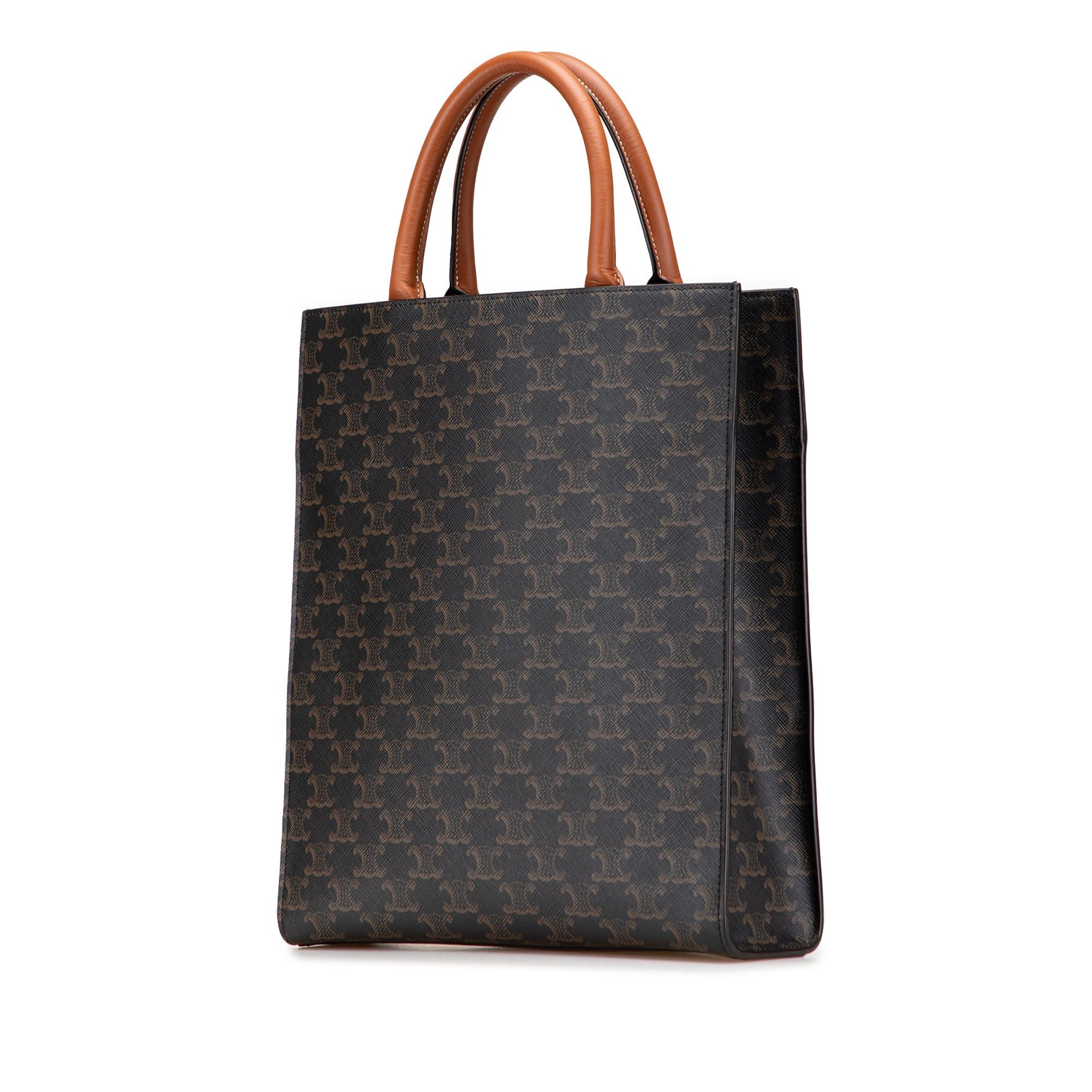 Celine Small Triomphe Coated Canvas Vertical Cabas Tote Size ONE SIZE - 2 Thumbnail