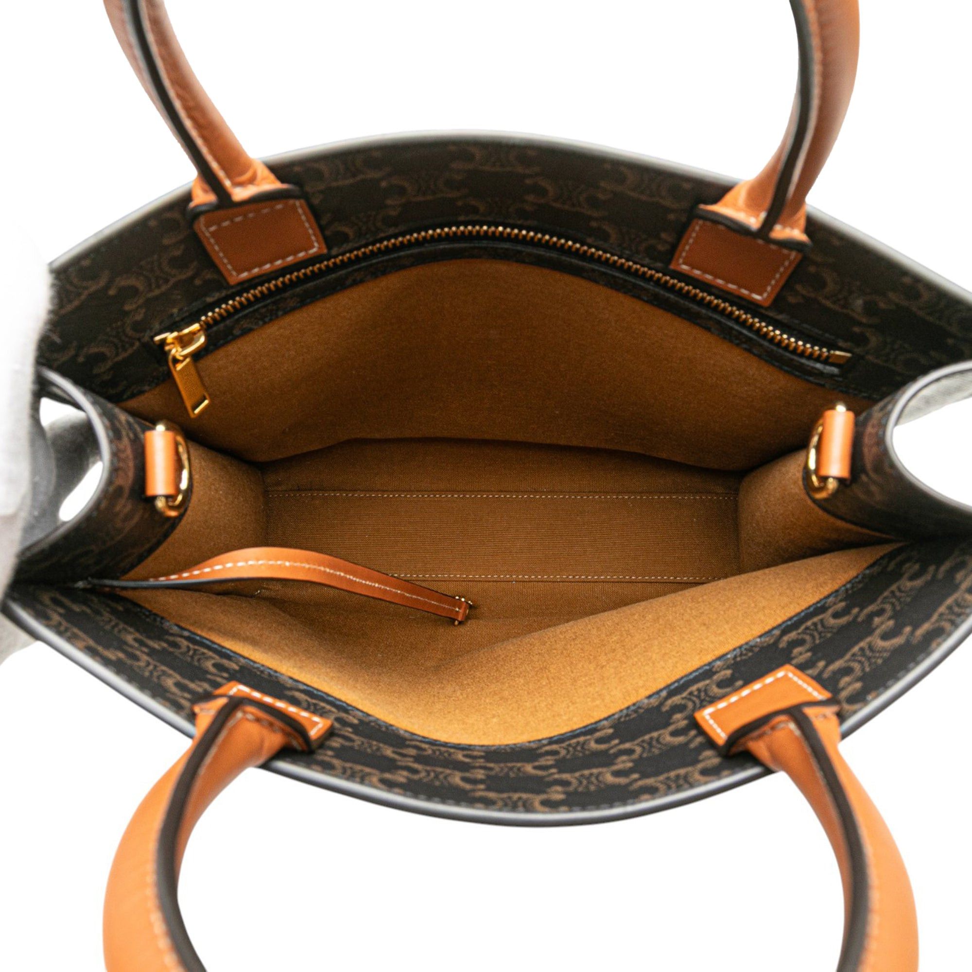 Celine Small Triomphe Coated Canvas Vertical Cabas Tote Size ONE SIZE - 4 Thumbnail