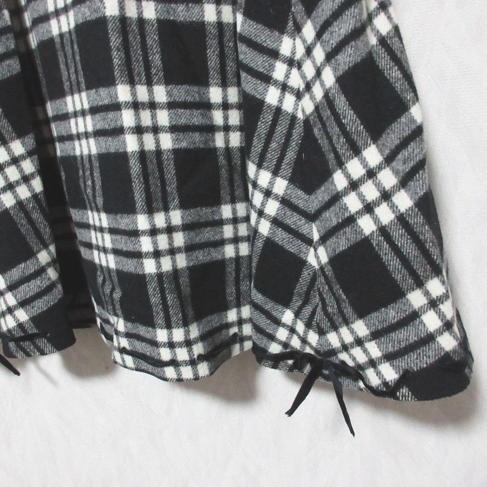 Other Other WONDERFUL WORLD Check Wool Long Skirt Textile Skirts W54FS23 DUTY FREE for USA Size ONE SIZE - 4 Thumbnail