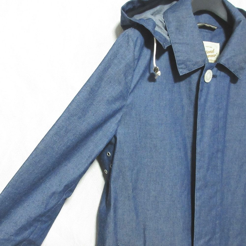 Other Other Traditional Weatherwear SELBY HOOD Denim-like Coat Textile Outerwear DUTY FREE for USA Size ONE SIZE - 3 Thumbnail