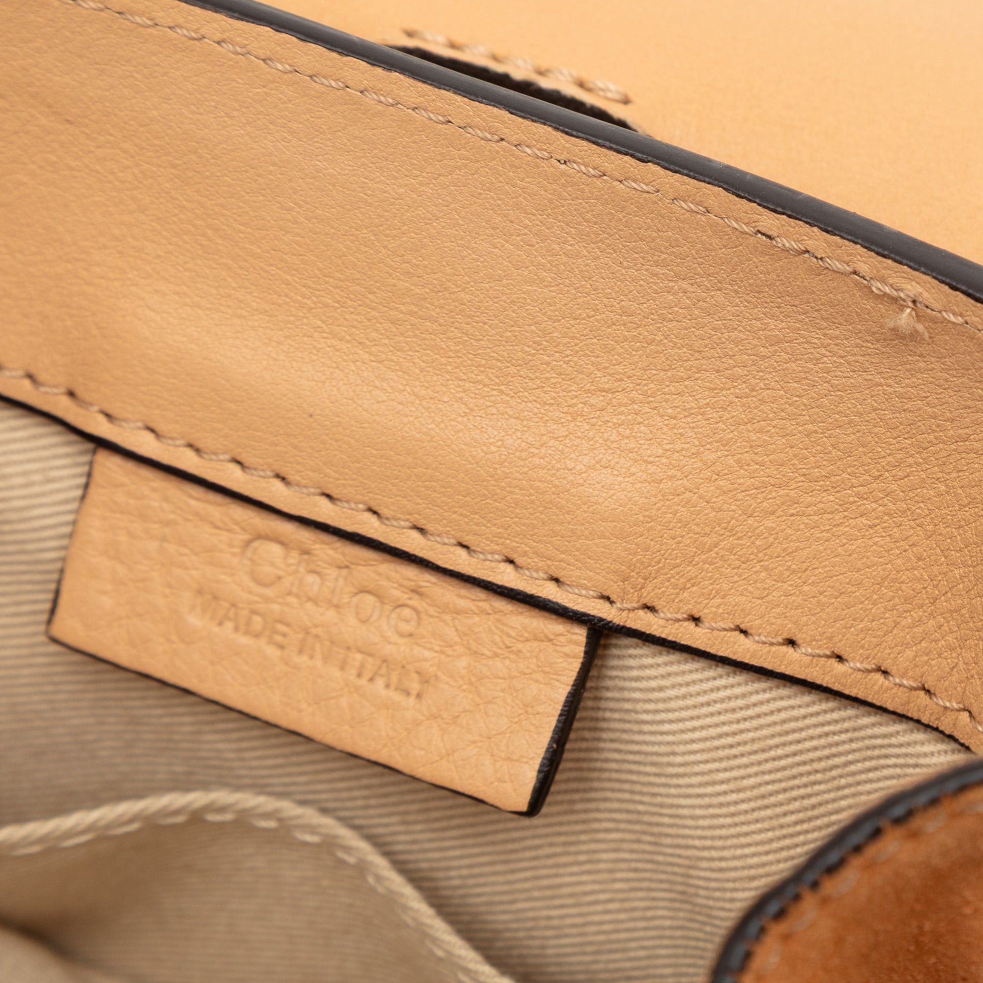 Chloe Mini Calfskin and Suede Faye Backpack Size ONE SIZE - 7 Thumbnail
