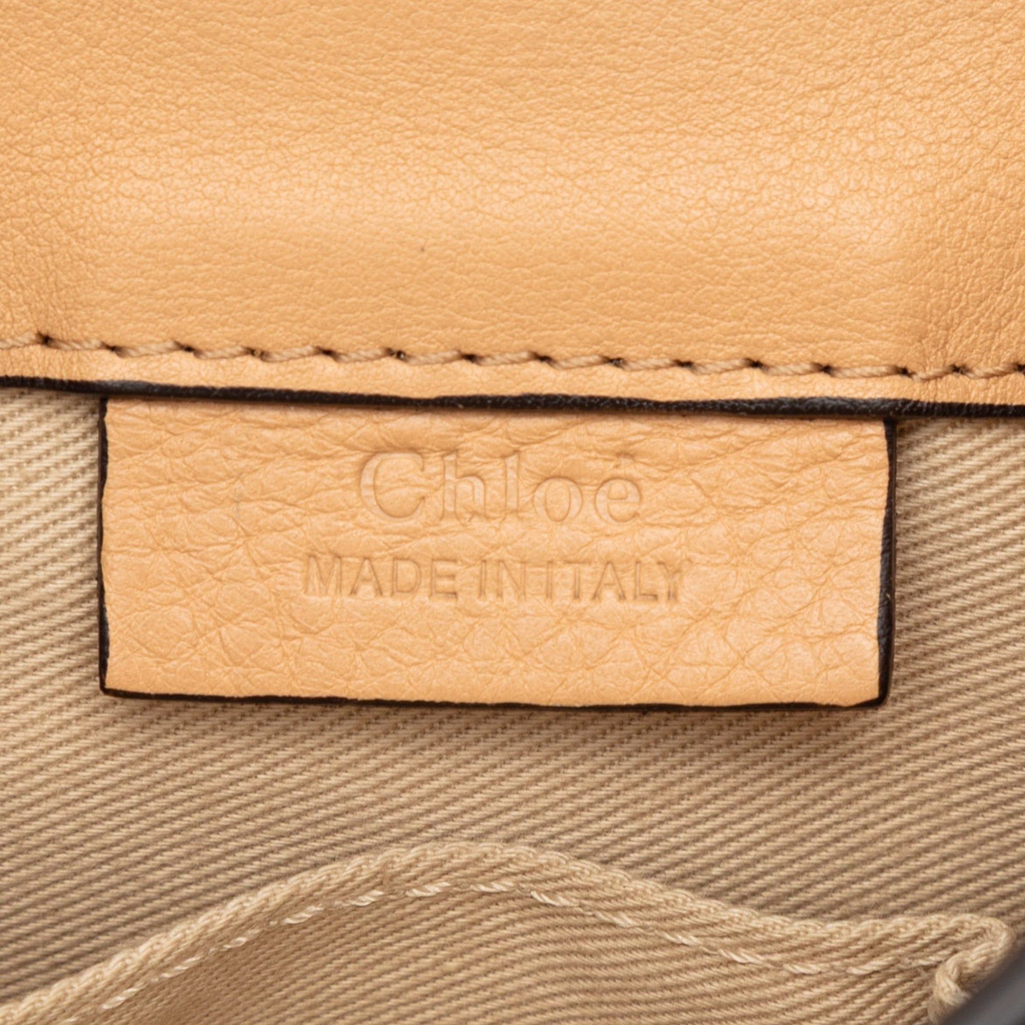 Chloe Mini Calfskin and Suede Faye Backpack Size ONE SIZE - 5 Thumbnail