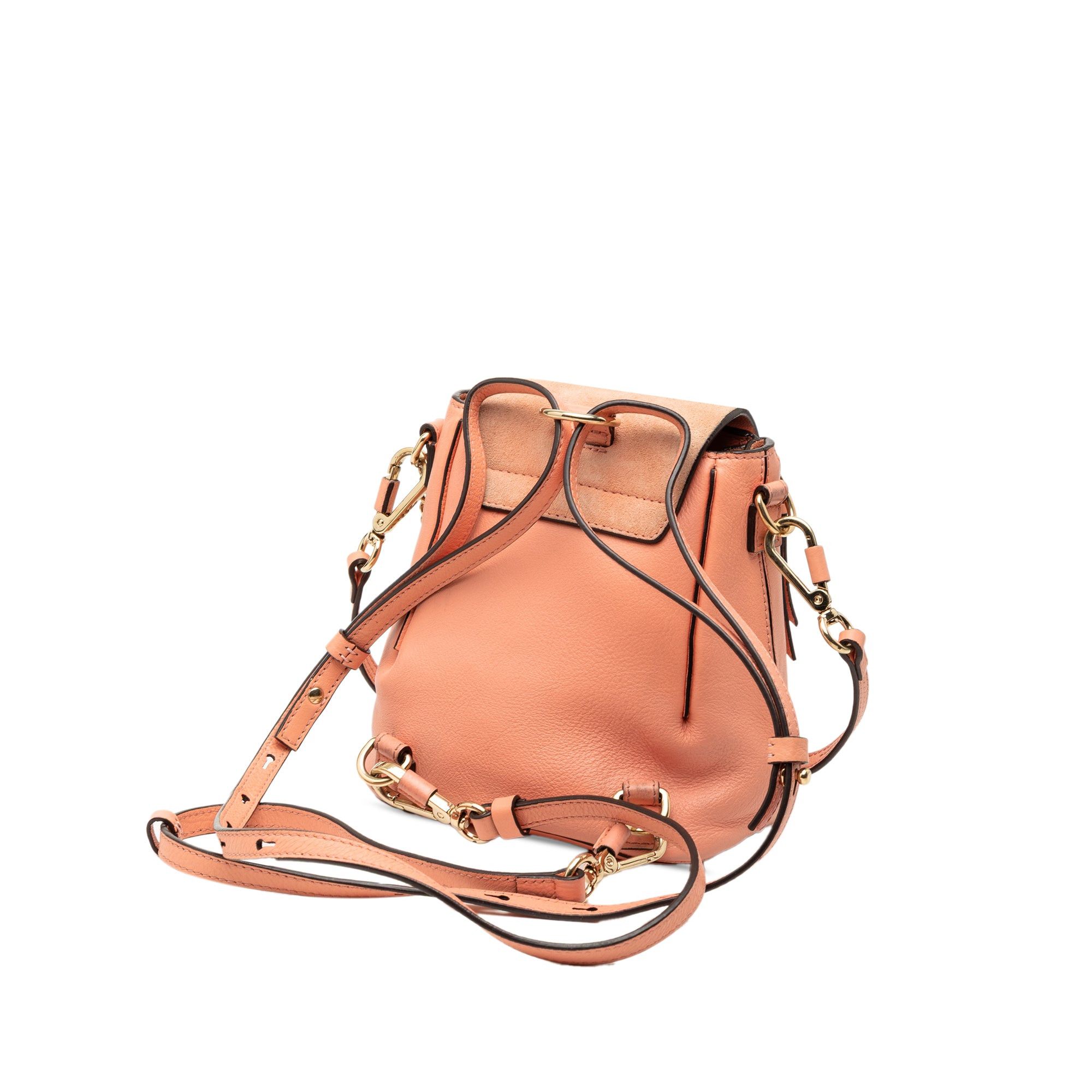 Chloe Mini Calfskin and Suede Faye Backpack Size ONE SIZE - 2 Thumbnail