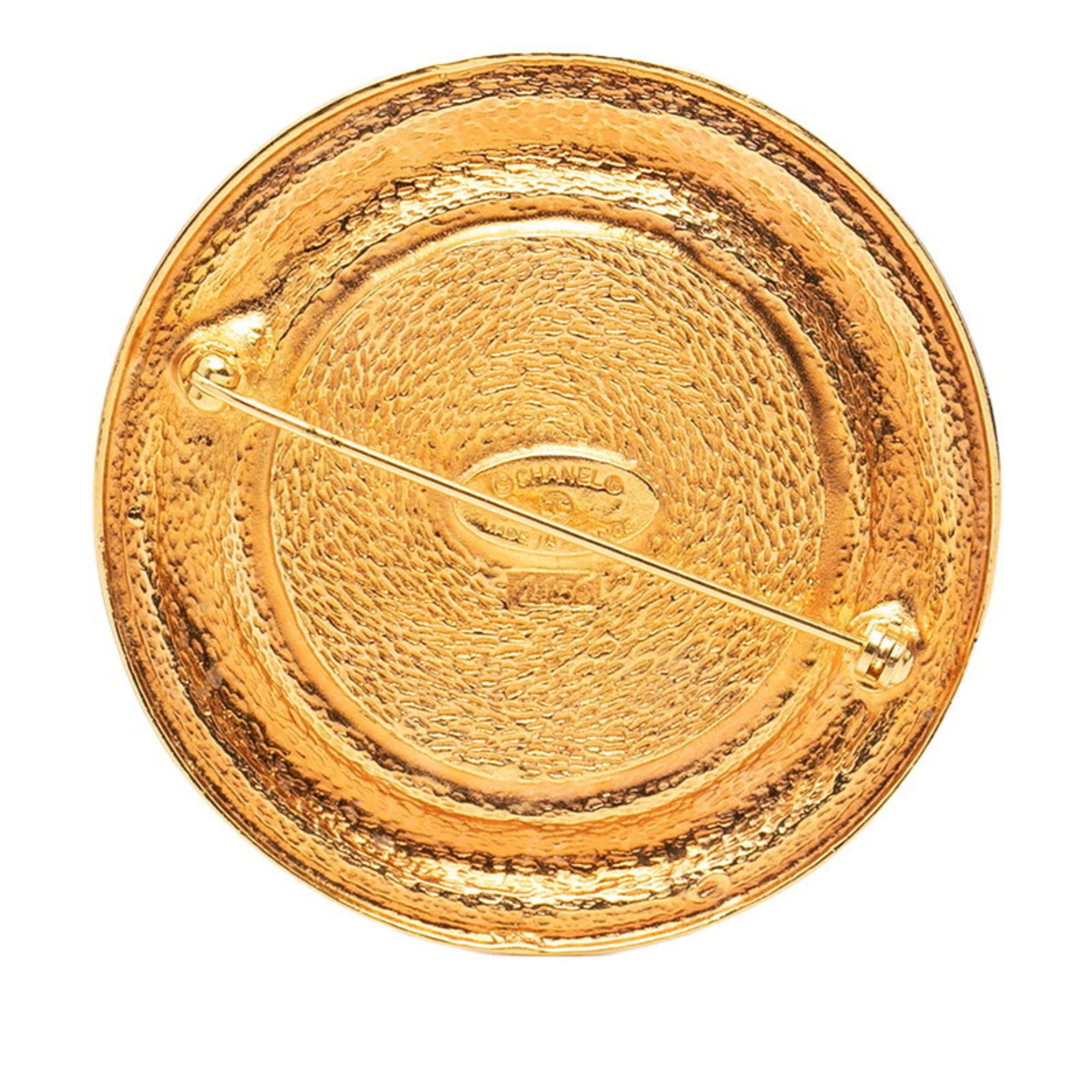 Chanel CHANEL Coco Mark 31 RUE CAMBON PARIS Brooch, Gold Plated, Women's Size ONE SIZE - 2 Thumbnail
