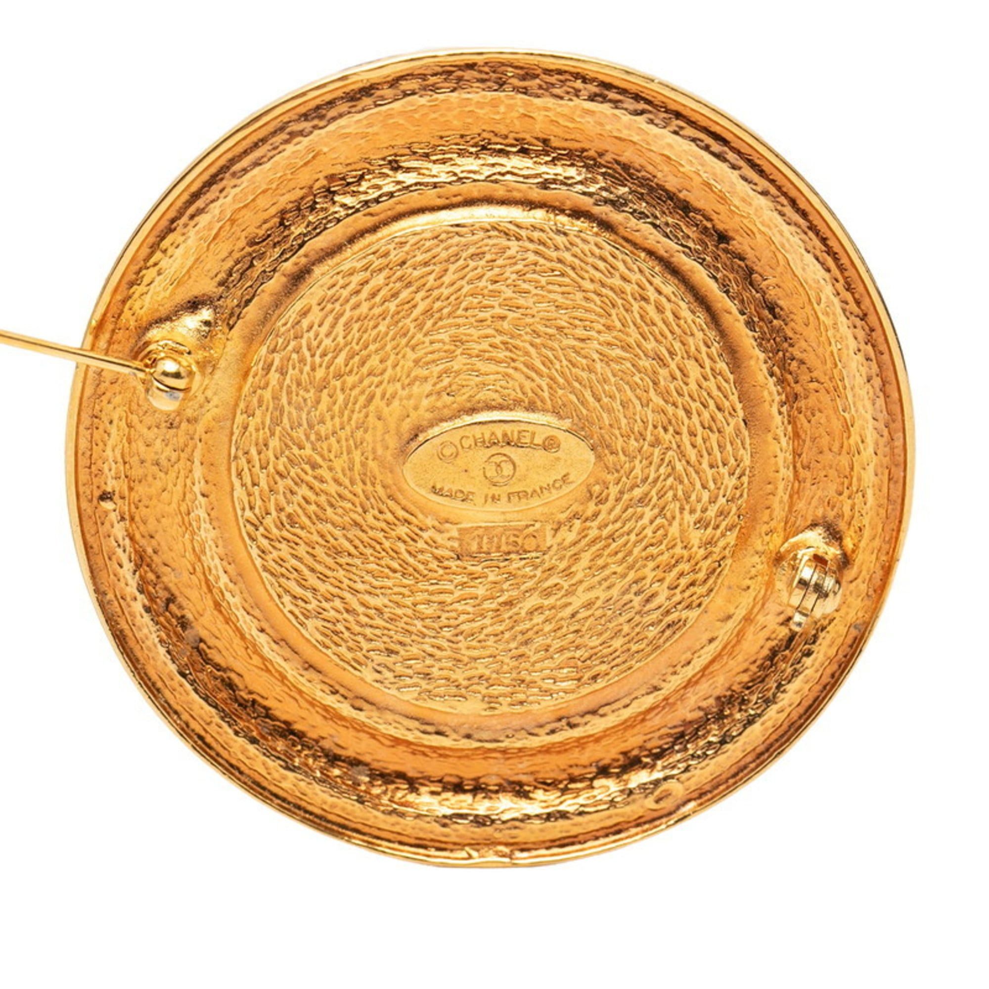 Chanel CHANEL Coco Mark 31 RUE CAMBON PARIS Brooch, Gold Plated, Women's Size ONE SIZE - 3 Thumbnail