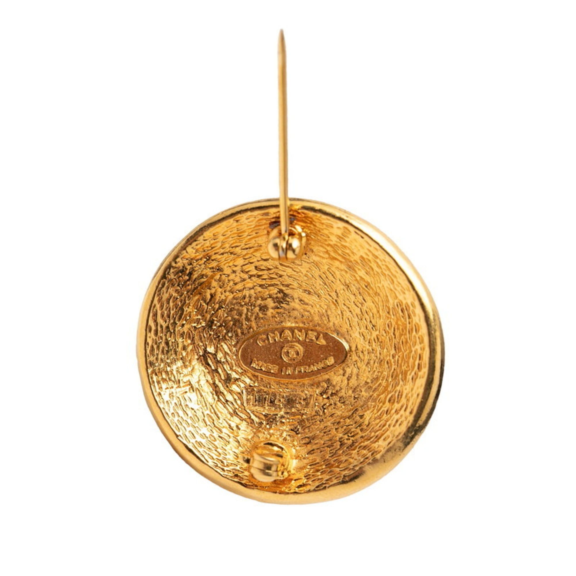 Chanel CHANEL Coco Mark 31 RUE CAMBON PARIS Brooch, Gold Plated, Women's Size ONE SIZE - 3 Thumbnail