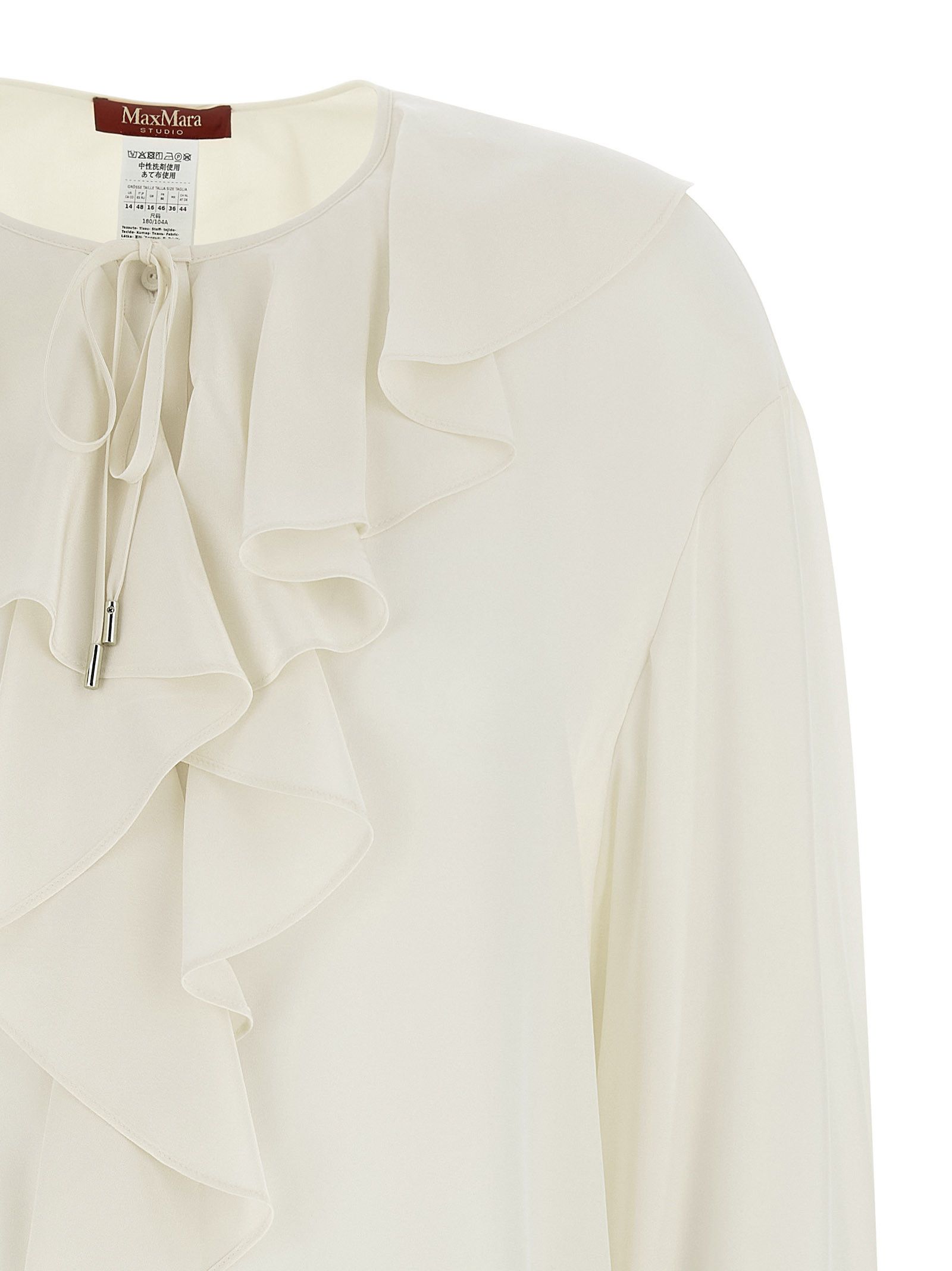Max Mara 'Mstepica' Blouse Size M / US 6-8 / IT 42-44 - 3 Thumbnail