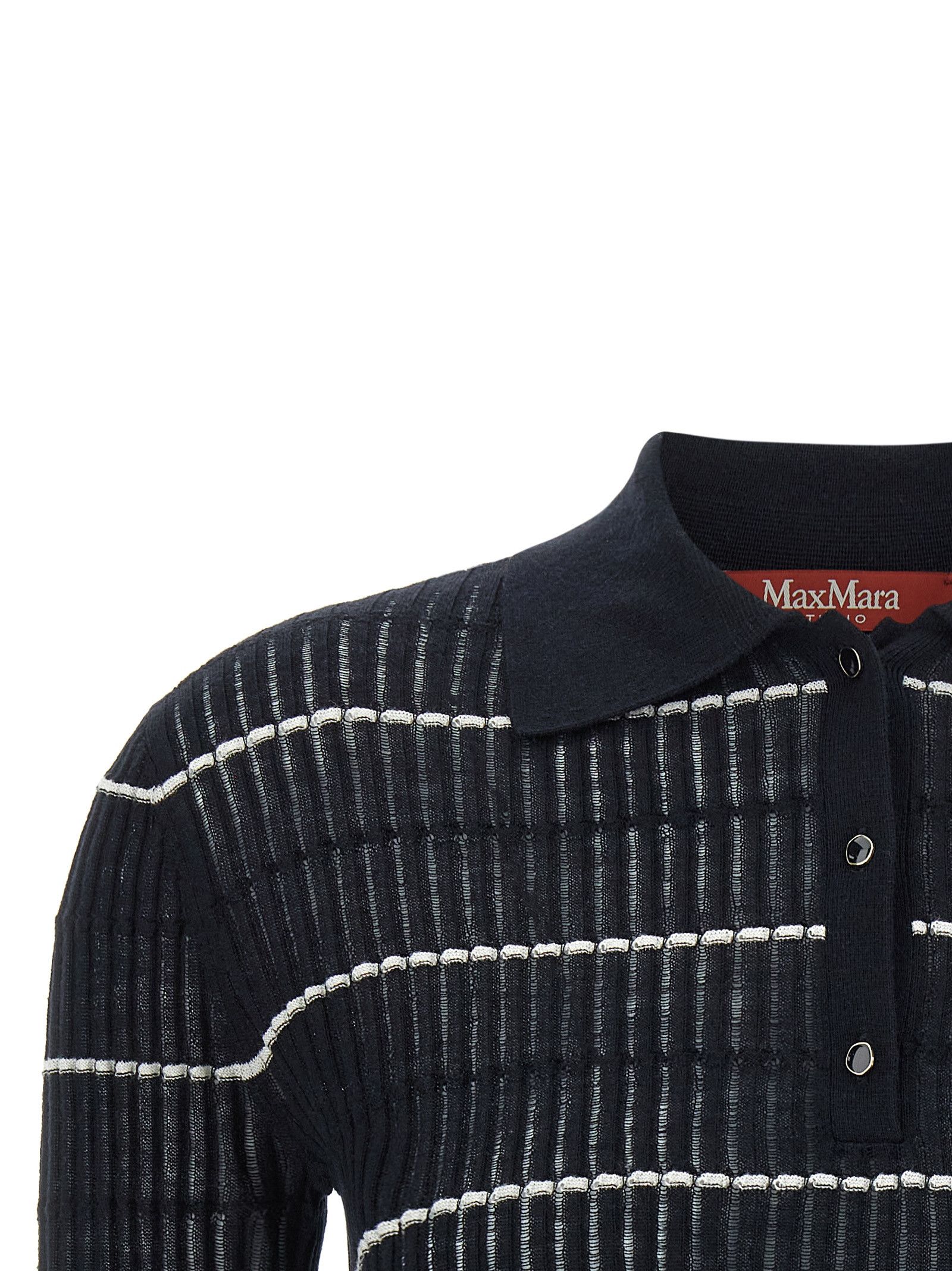 Max Mara 'Mstgallo' Polo Shirt Size S / US 4 / IT 40 - 3 Thumbnail